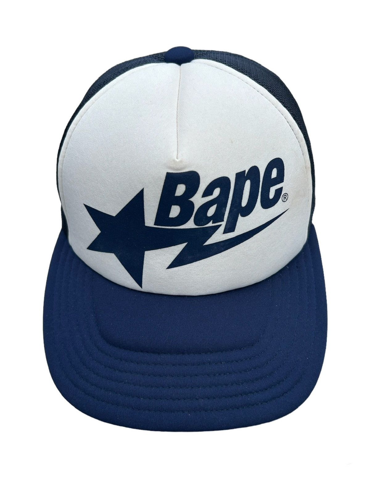 Bape Bape Sta Logo Trucker Hat A Bathing Ape Hats | Grailed