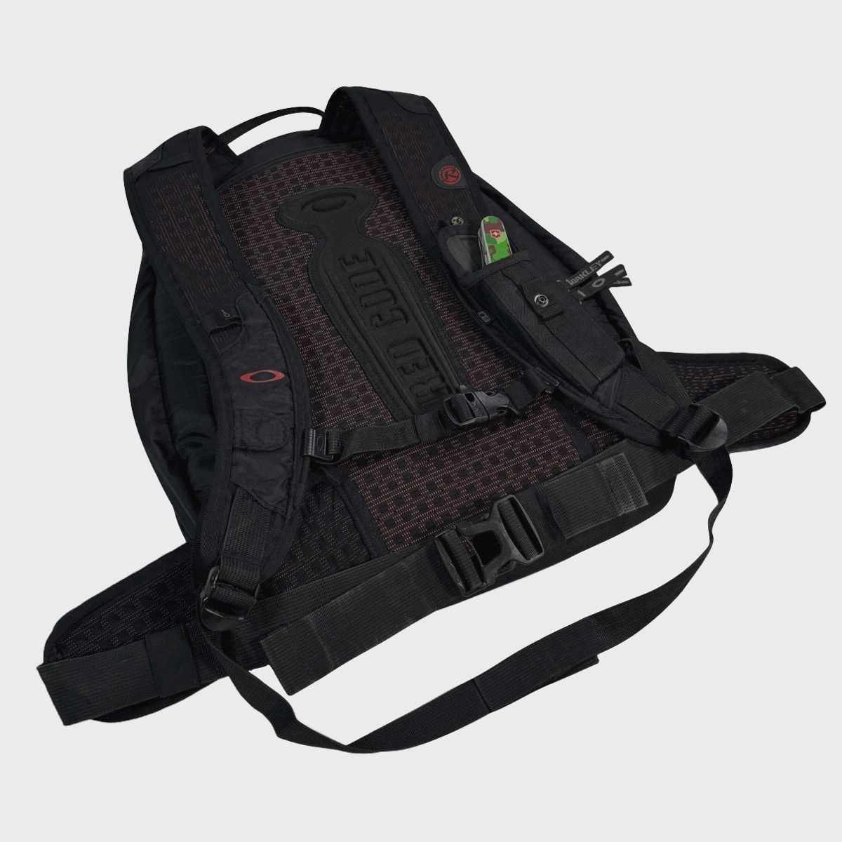 Oakley × Vintage RARE 2000's vintage technical Oakley Red Code backpack Size ONE SIZE - 9 Thumbnail
