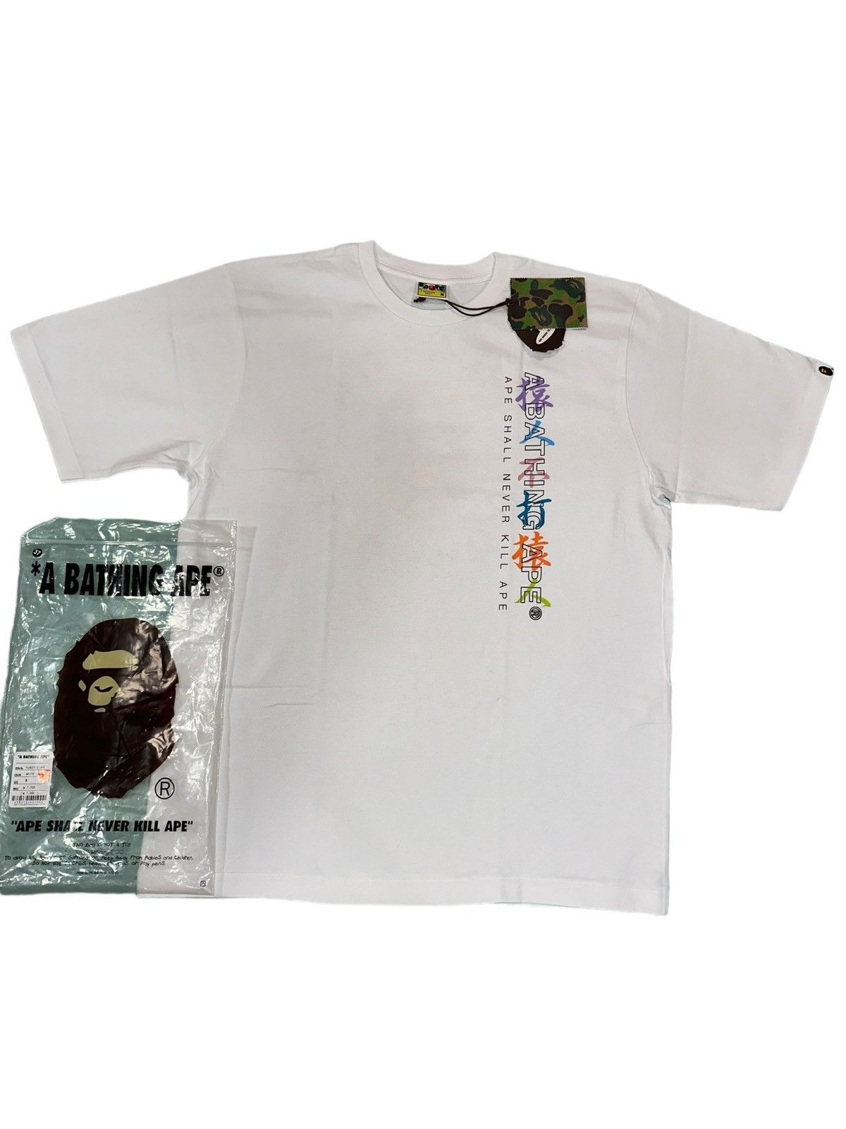 Bape Multi Camo Kanji Ape Head Tee Size US M / EU 48-50 / 2 - 1 Thumbnail