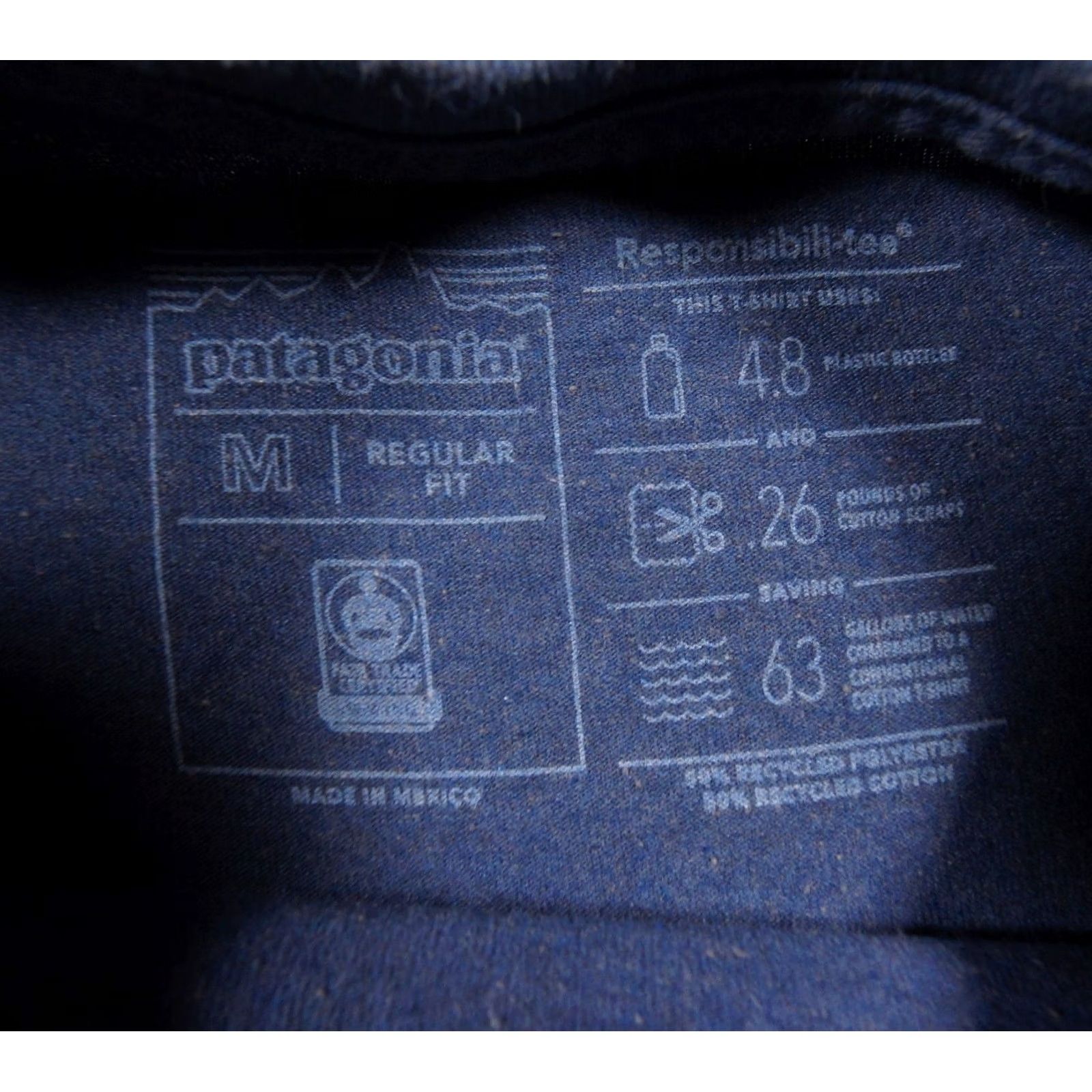 Patagonia Patagonia Shirt Mens Medium Blue Graphic Tee Short Sleeve Outdoors Hike Casual Size US M / EU 48-50 / 2 - 7 Thumbnail