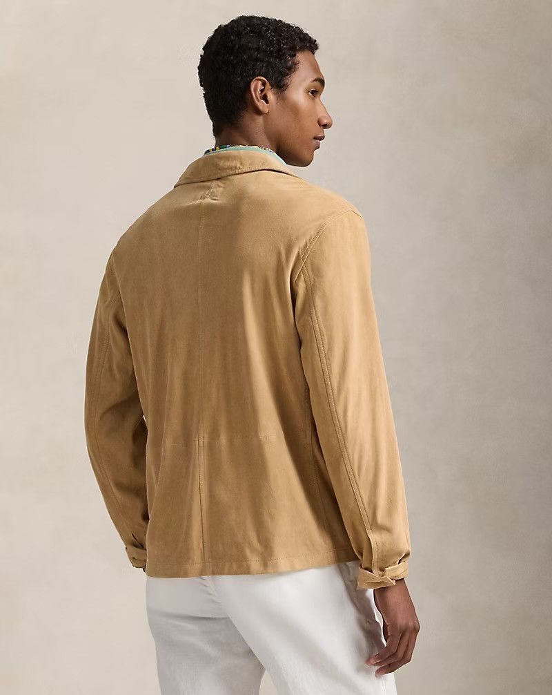 Polo Ralph Lauren Polo Ralph Lauren Leather Suede Utility Jacket Tan Size XL Size US XL / EU 56 / 4 - 5 Thumbnail