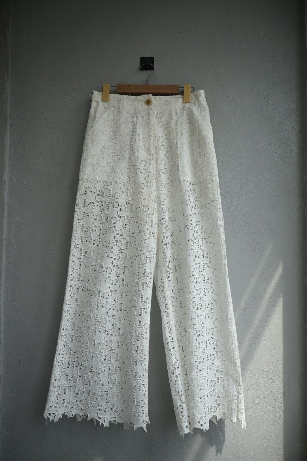 Sacai Sacai resort 2016 star lace wide leg pant Size 28" / US 6 / IT 42 - 4 Thumbnail
