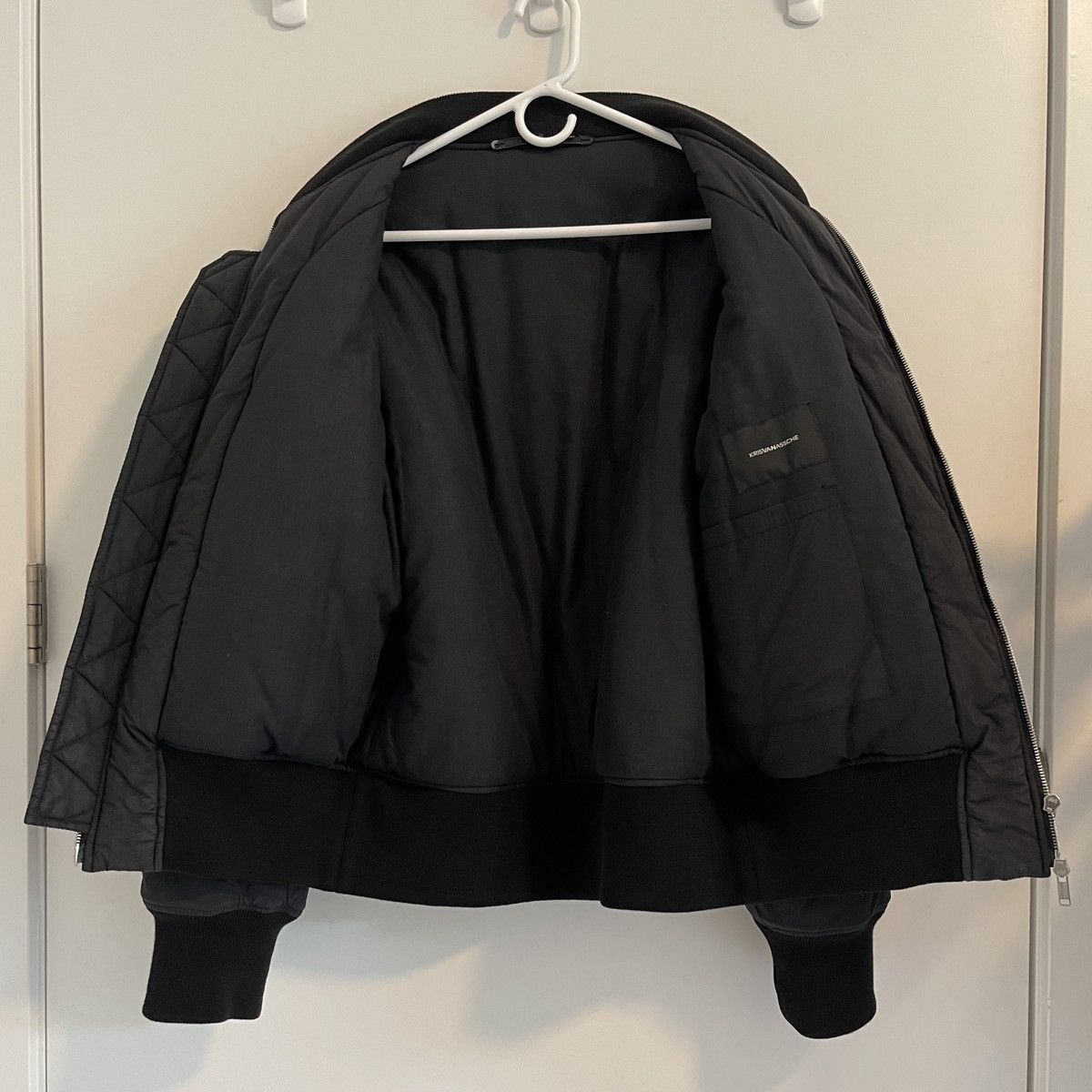 Kris Van Assche KRIS VAN ASSCHE Black Bomber jacket size M-50 Size US M / EU 48-50 / 2 - 2 Thumbnail