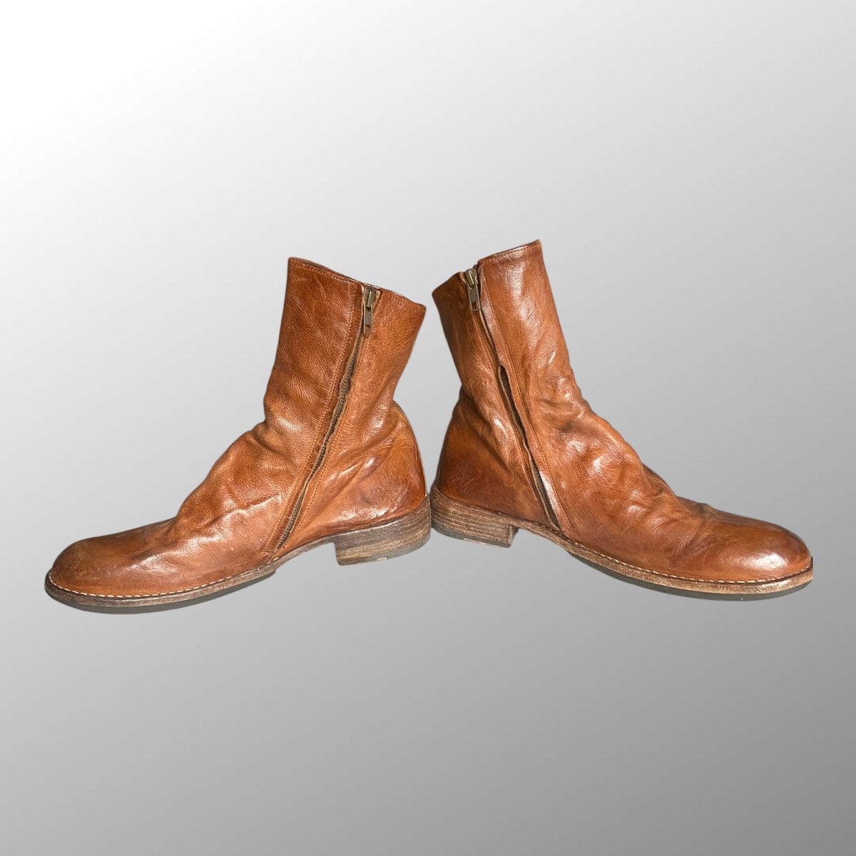 Officine Creative Side Fastening Boots (Guidi Style) Size US 9.5 / EU 42-43 - 4 Thumbnail