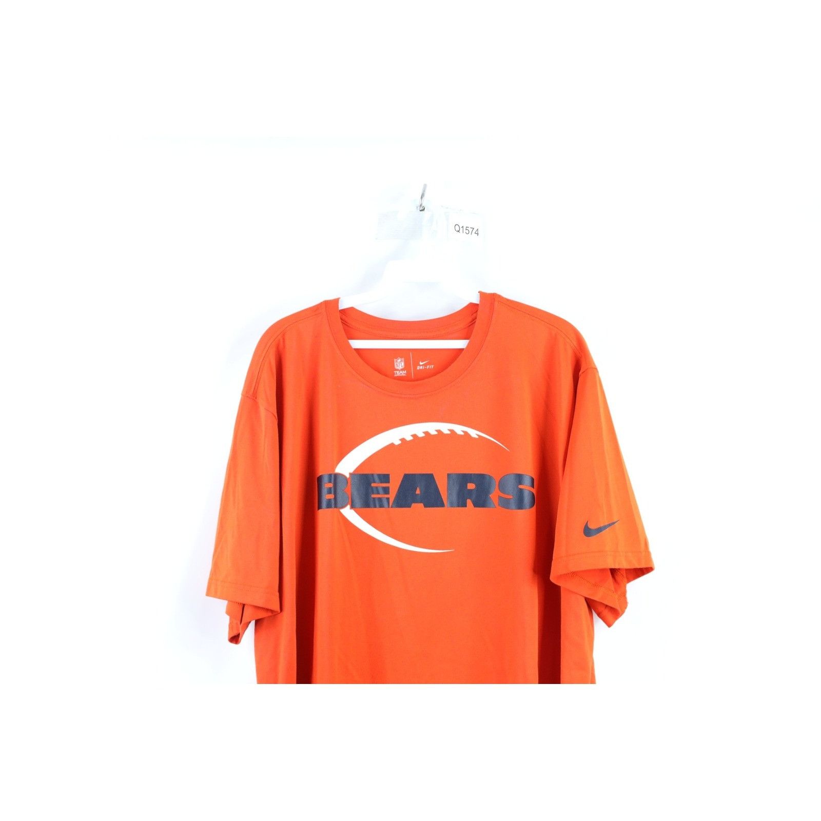 Nike Nike NFL Spell Out Chicago Bears Football T-Shirt Size US XXL / EU 58 / 5 - 2 Thumbnail