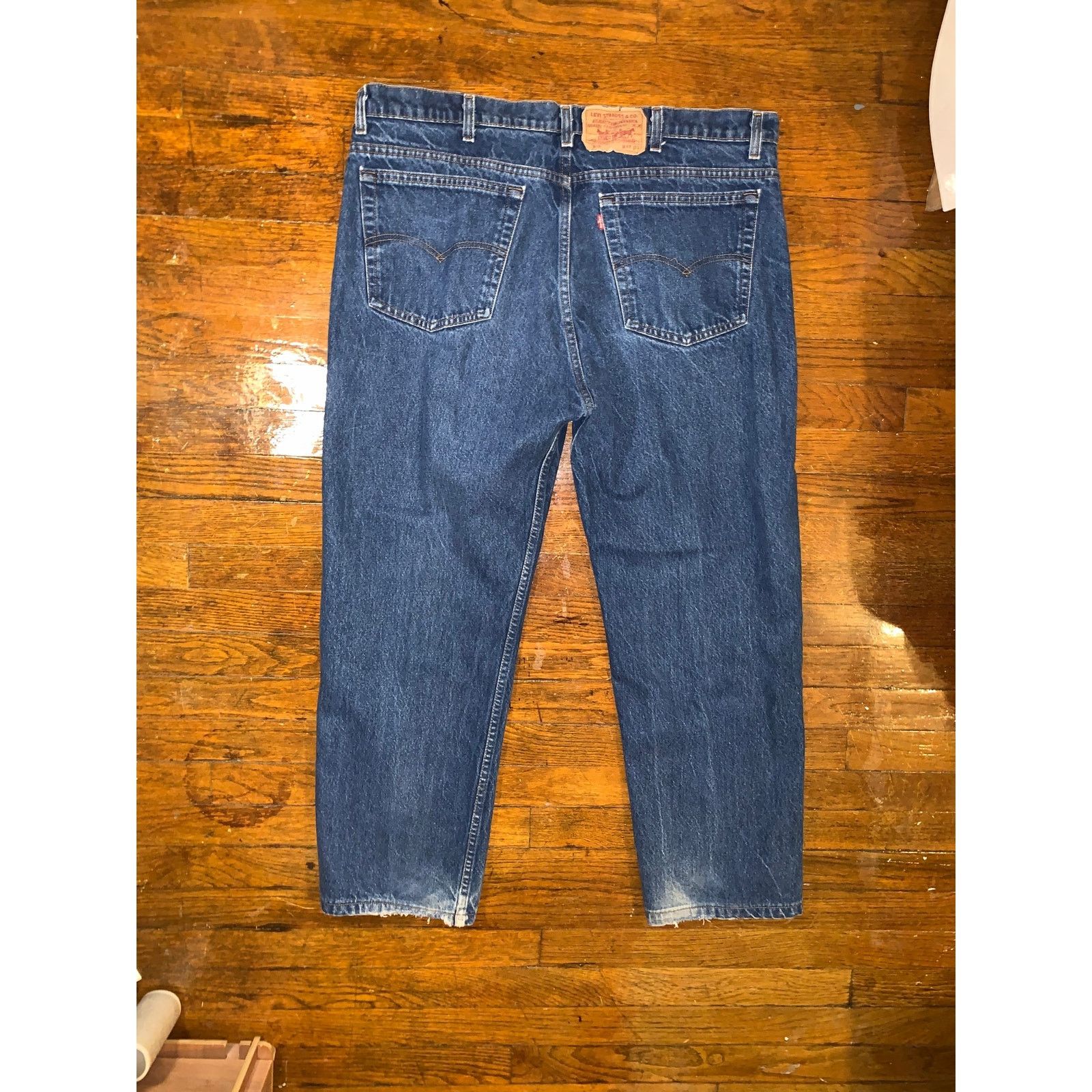 Levi's Vintage 1990 Levis 505 42x32 Made In USA Greensboro Size US 42 / EU 58 - 5 Thumbnail