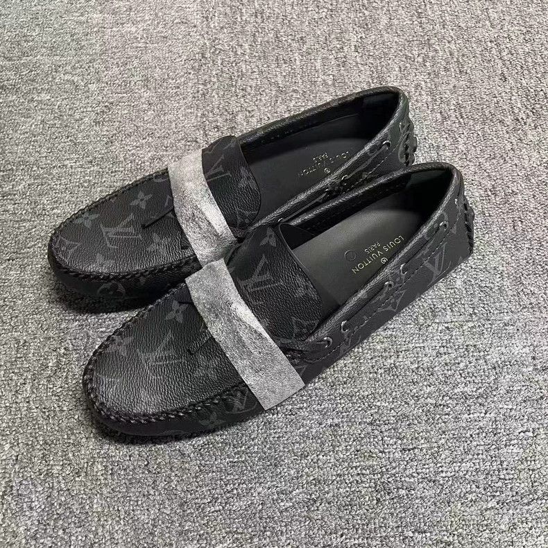 Louis Vuitton Louis Vuitton Black presbyopic logo low-top casual Doudou Size US 7.5 / EU 40-41 - 2 Thumbnail