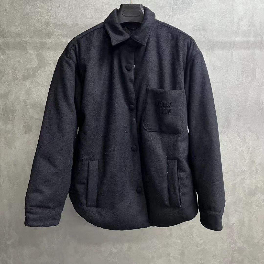 Miu Miu Miu Miu Men's Black Cotton Jacket Size US M / EU 48-50 / 2 - 1 Thumbnail