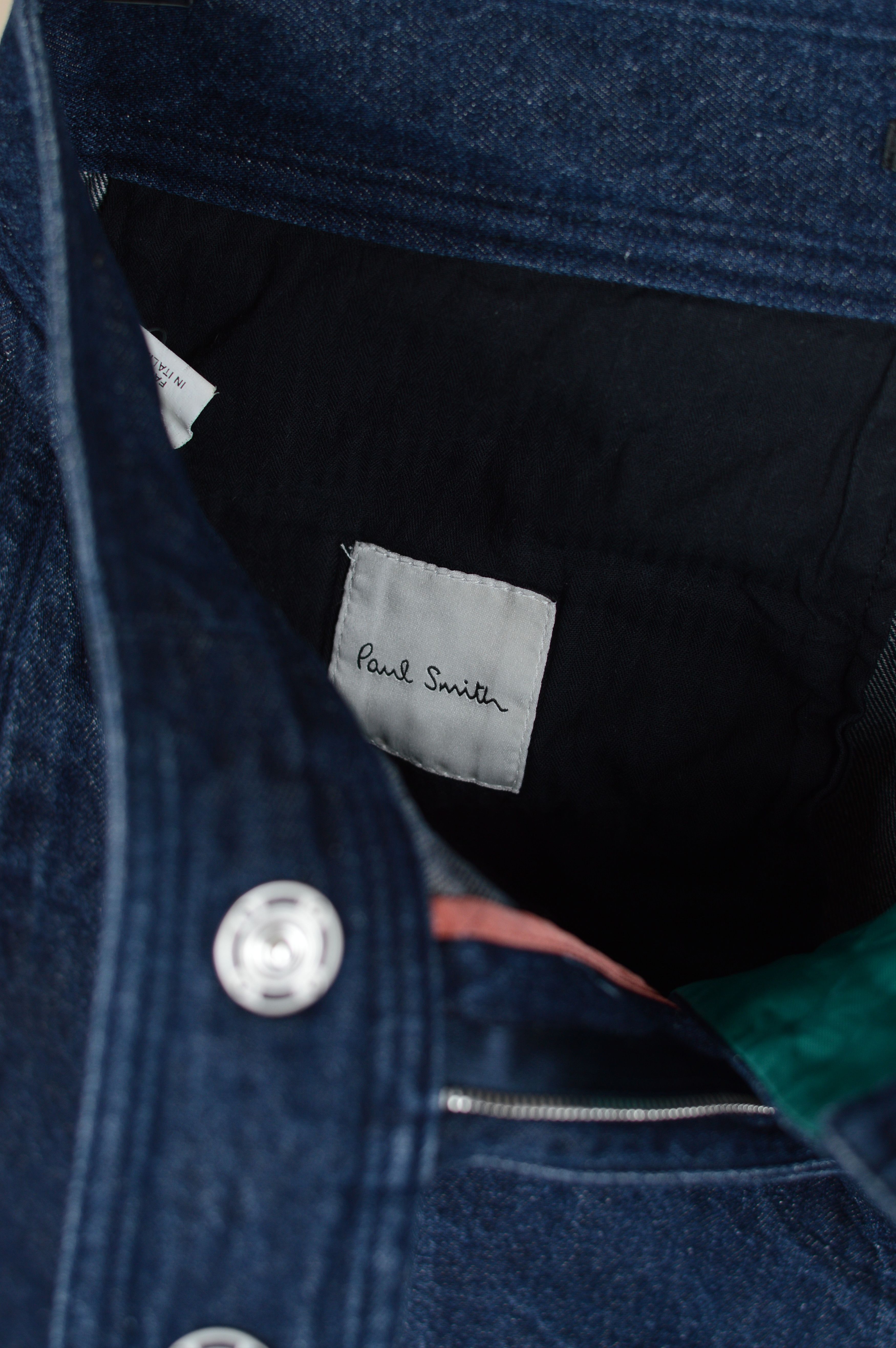 Paul Smith Paul Smith Wide Leg Jeans Pant Made in Italy Size 29" - 7 Thumbnail