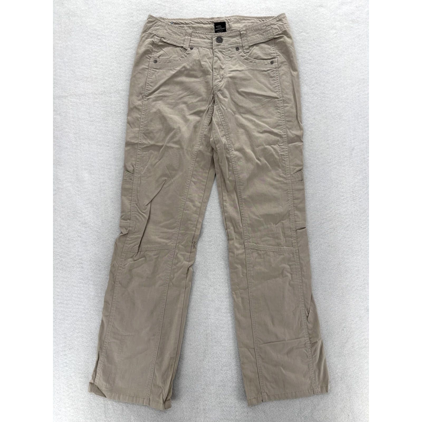 Vintage Kühl Legendary Pants Womens 4 Regular Khaki Hiking Outdoor Straight Leg Trail Pants Size 27" / US 4 / IT 40 - 2 Thumbnail