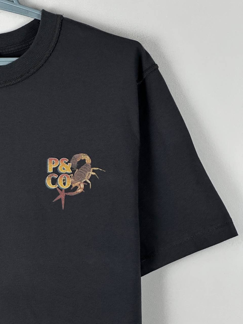Vintage P&Co “two Shot Sinners Club” Big Logo T-Shirt Men’s Size S in Gray, Men's — image 5 of 6