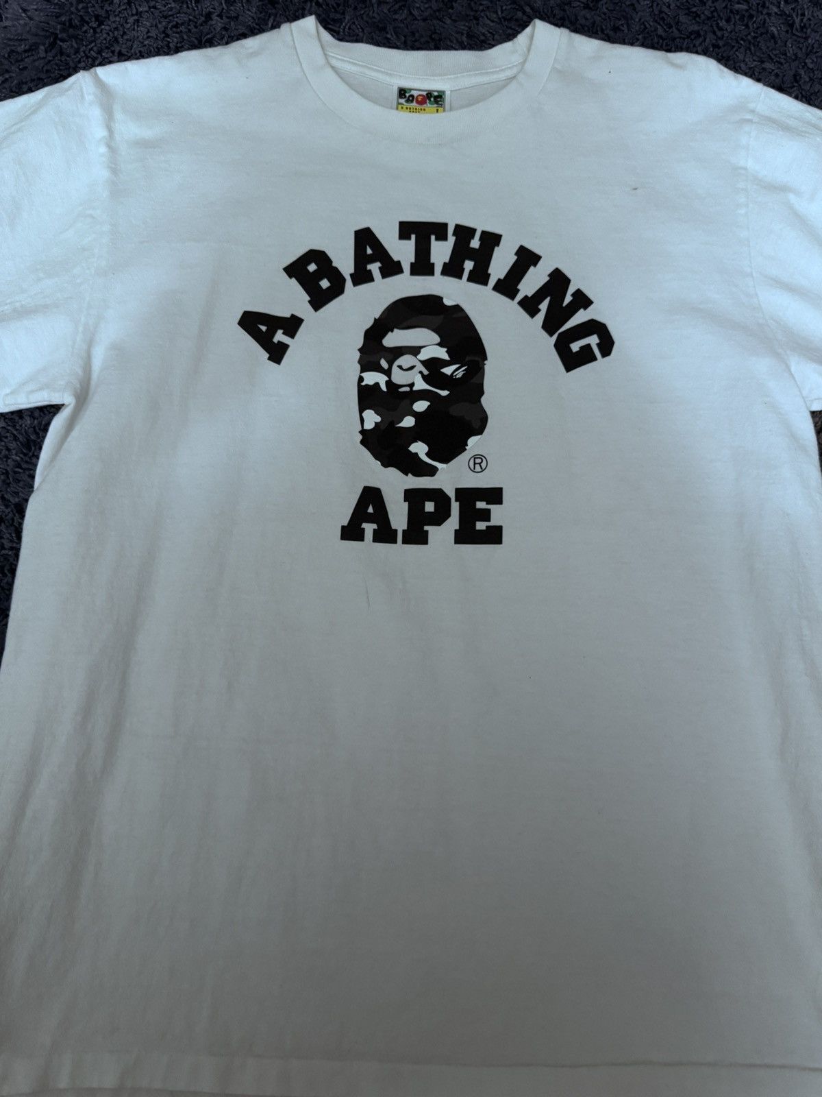 Bape Bape Glow Tee (White) Size US L / EU 52-54 / 3 - 2 Thumbnail