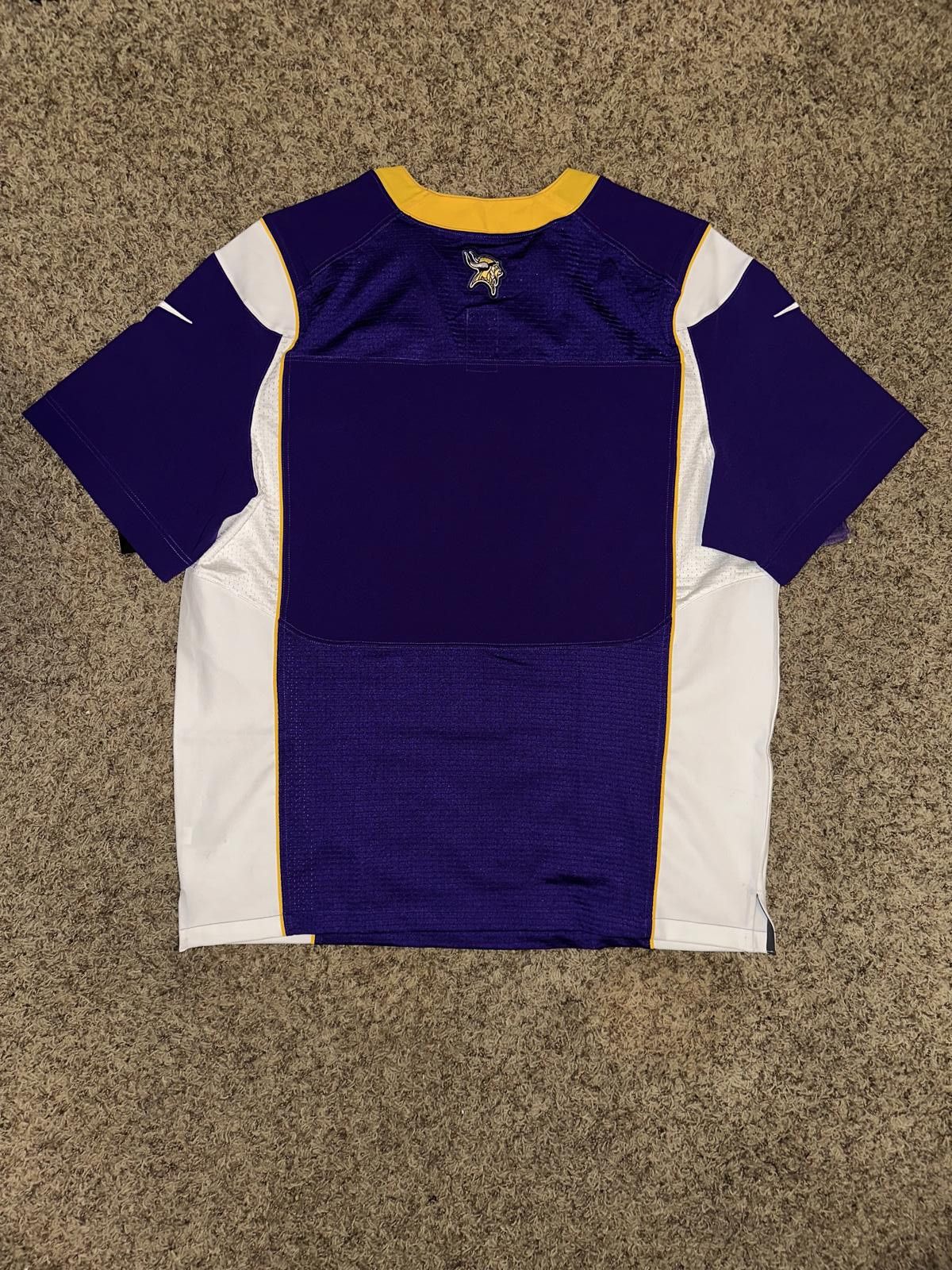 Nike Vintage Nike Men’s NFL Minnesota Vikings Purple Vapor Jersey Size US XXL / EU 58 / 5 - 6 Thumbnail