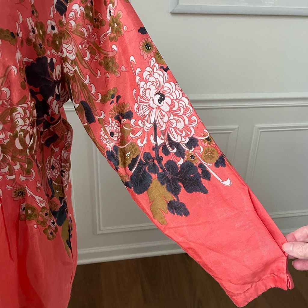 Other Masai Copenhagen Neiman Marcus Dafna Coral Blush Floral Top Size M / US 6-8 / IT 42-44 - 4 Thumbnail