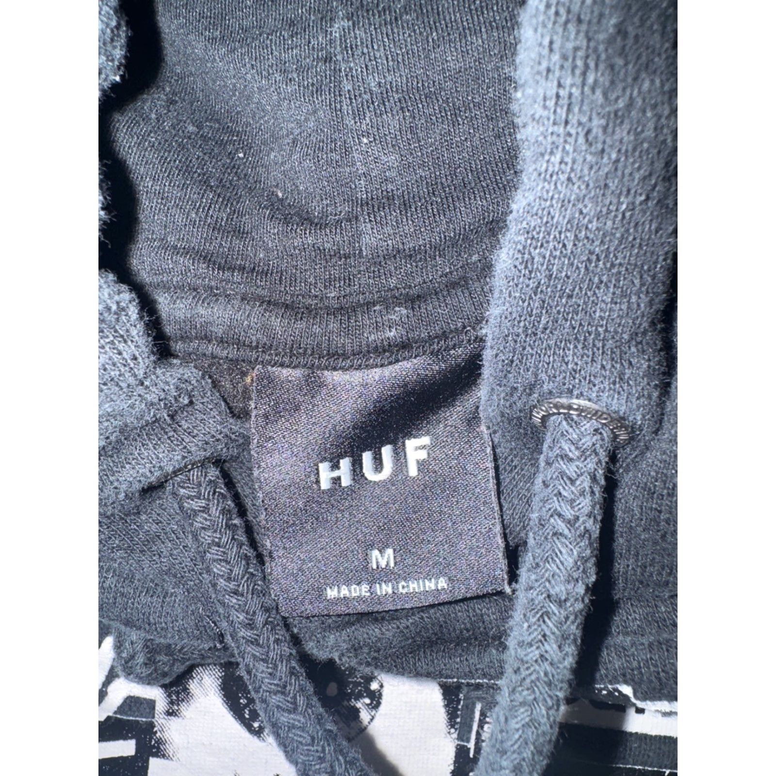 Huf HUF Graphic Collage Hoodie Men Medium Black Streetwear 19x25 Size US M / EU 48-50 / 2 - 3 Thumbnail