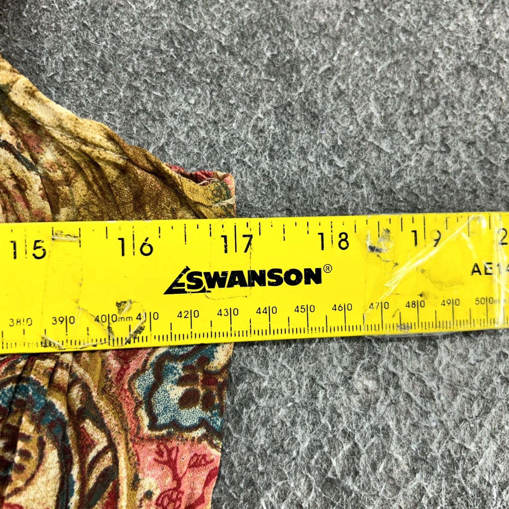 Vintage VINTAGE Jaipur Tank Top Womens S Brown Ruffle Floral Paisley Print 90s Flower Satin Cotton Polyester Silk Cap Sleeveless Size S / US 4 / IT 40 - 5 Thumbnail