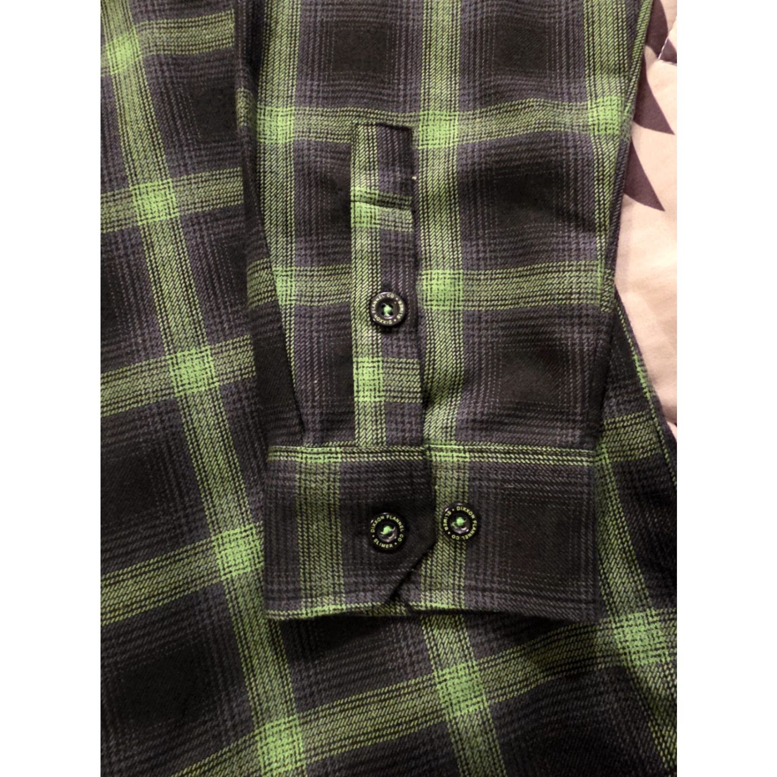 Vintage Dixxon Flannel Company Slimer Long Sleeve Shirt Green & Black Men's L Button-Up Casual, Workwear, Travel Plaid Limited Edition Size US L / EU 52-54 / 3 - 6 Thumbnail