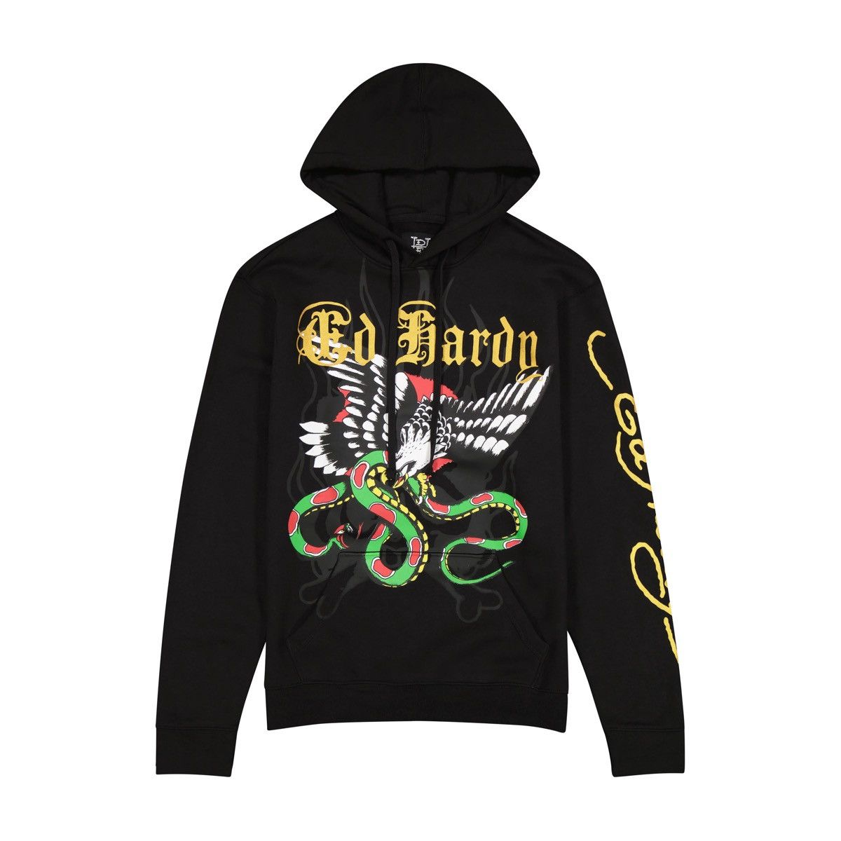 Ed Hardy Mens XL Eagle Snake Skull Flame Y2K Size US XL / EU 56 / 4 - 1 Thumbnail