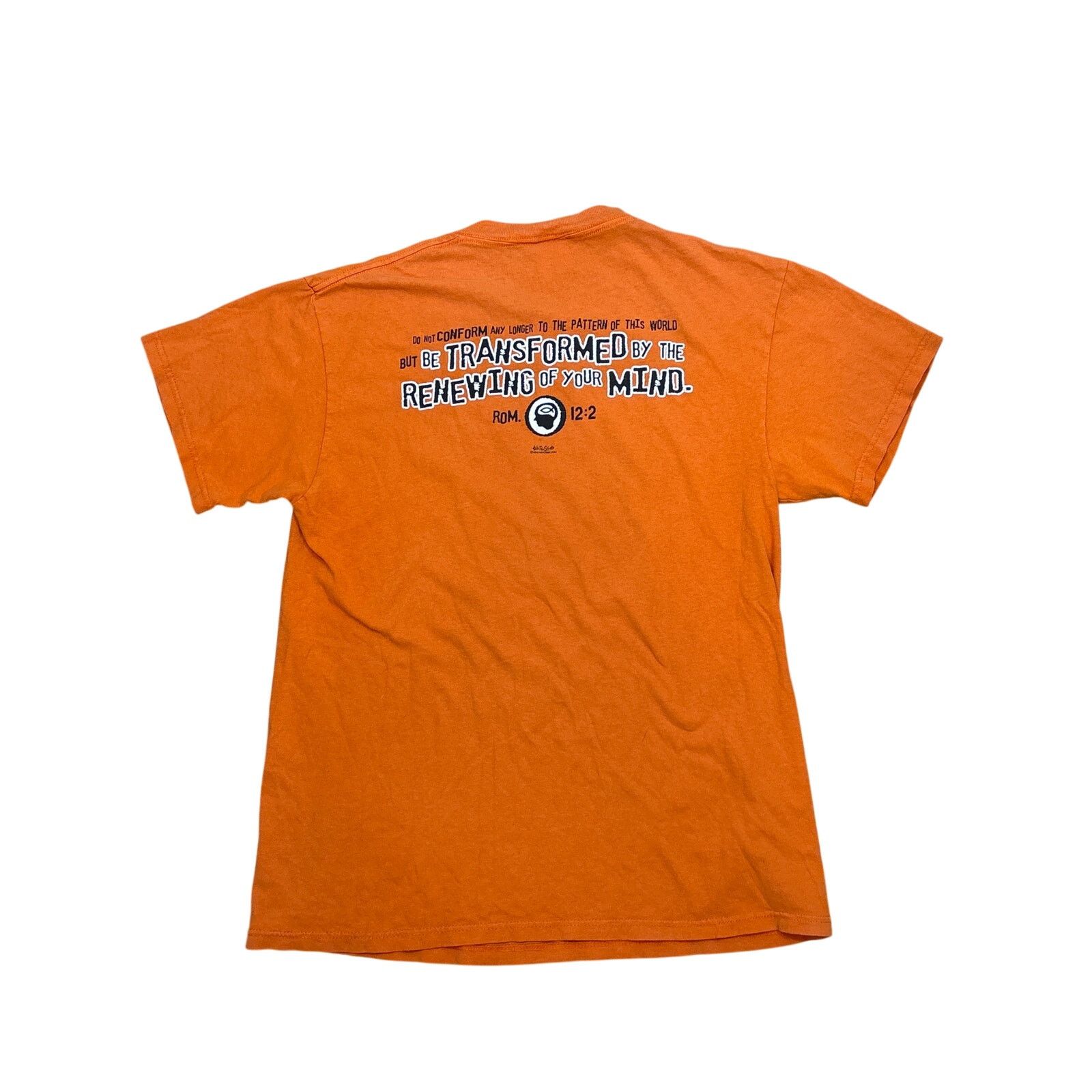 Delta Y2K Brain Washed 2003 Jesus Tee Romans 12:2 Medium shirt Size US M / EU 48-50 / 2 - 3 Thumbnail