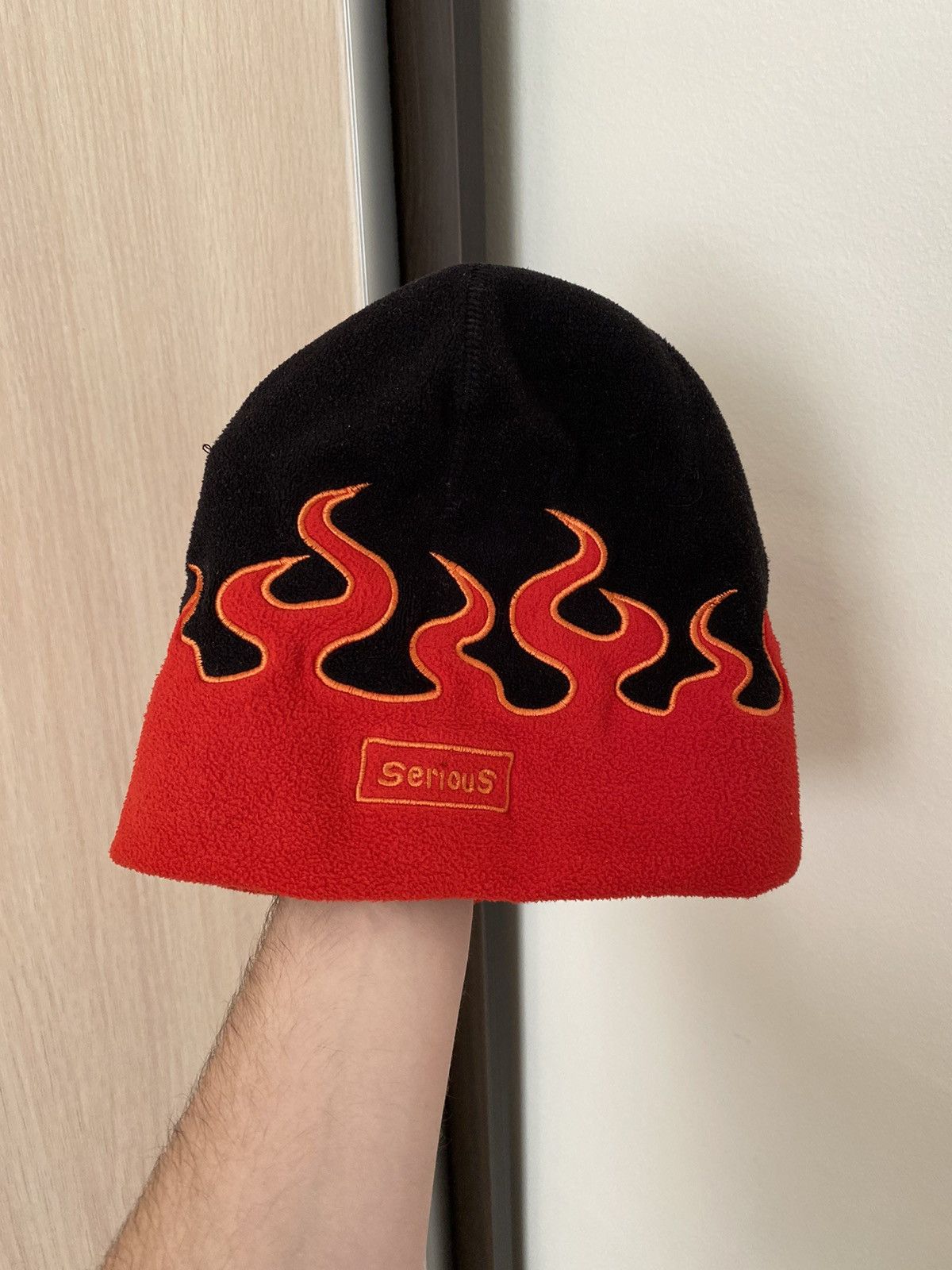 L.L.bean/fireflame pattern fleece beanie 【公式通販】