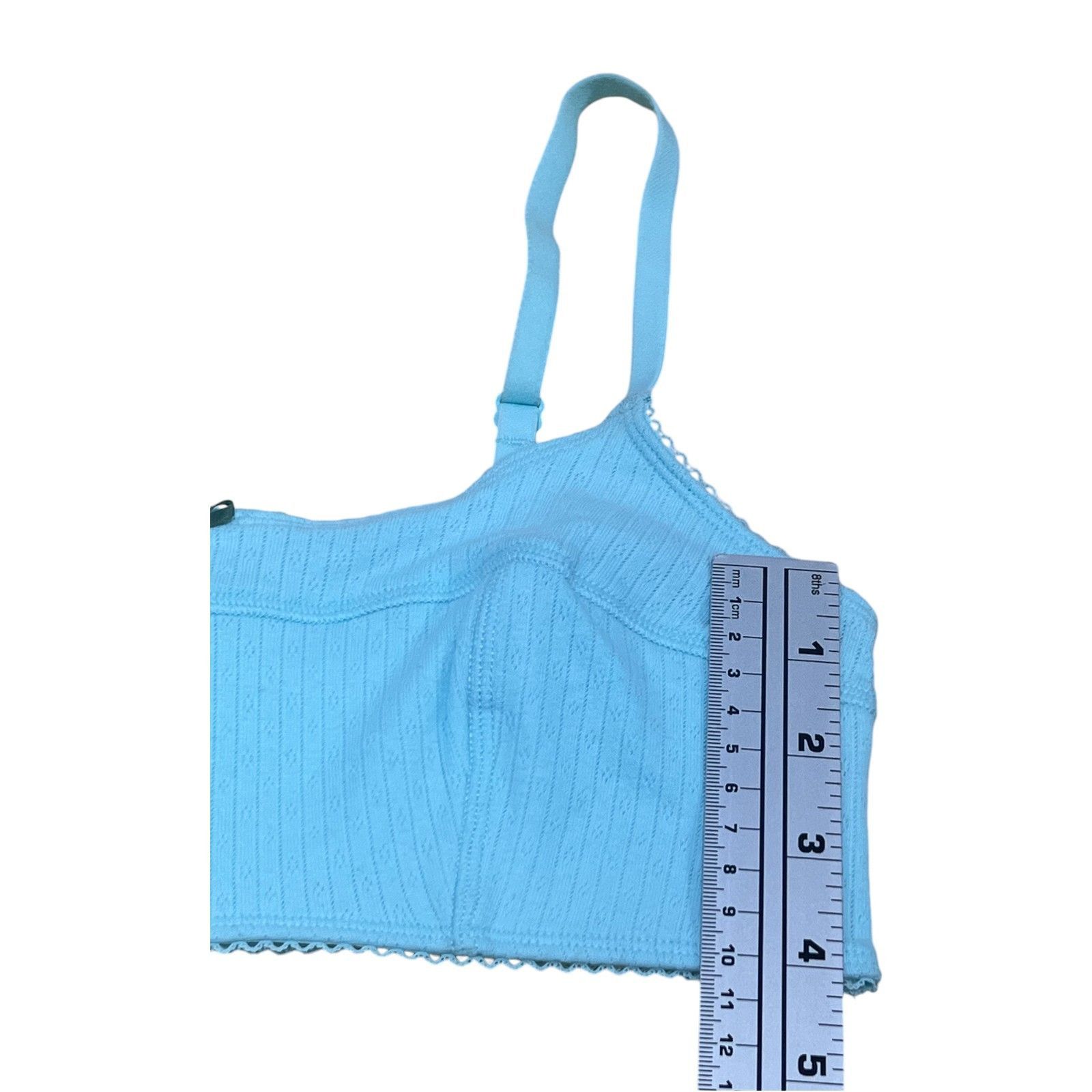 Other Colsie - Women's Bra - Light Blue - Small Size ONE SIZE - 4 Thumbnail