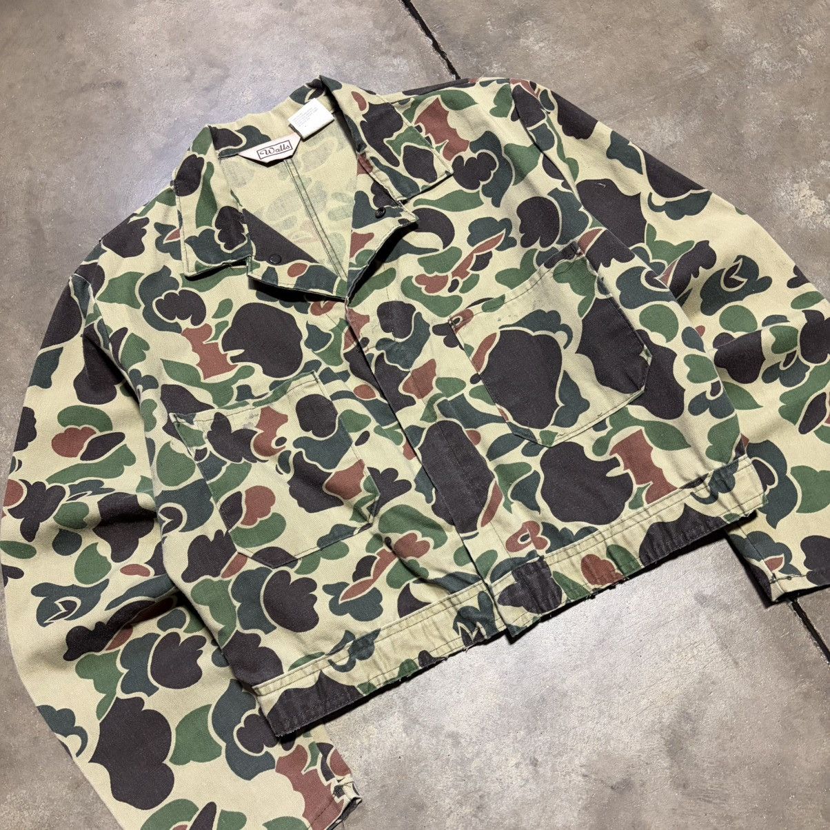 Walls Vintage Walls Duck Camo Cropped Jacket Work Detroit 90s USA Size US L / EU 52-54 / 3 - 5 Thumbnail