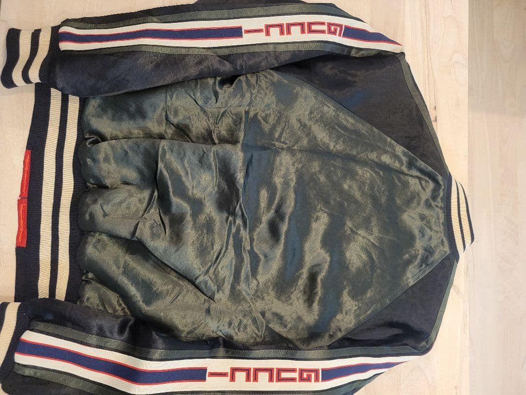 Gucci Gucci Reversible Olive Satin Bomber Jacket Size US L / EU 52-54 / 3 - 3 Thumbnail