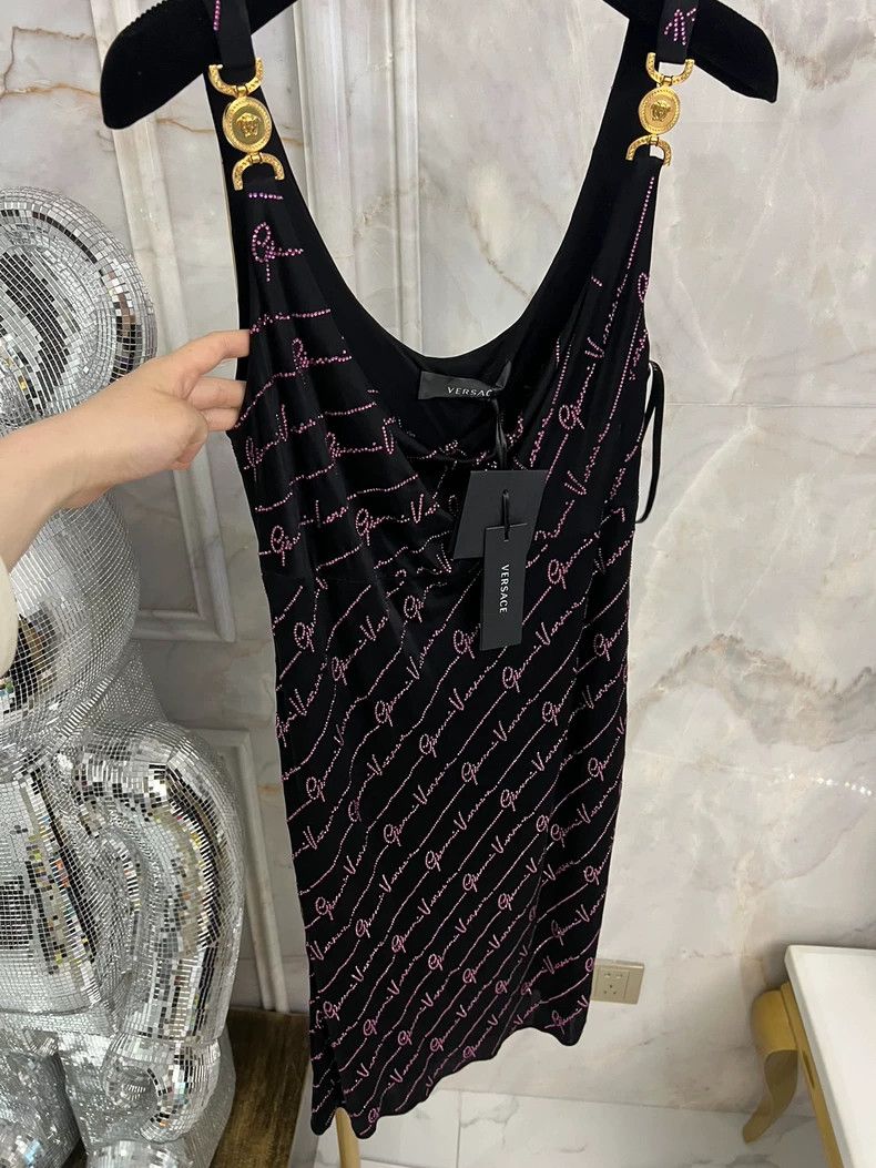 Versace Versace Full of diamond dress Size M / US 6-8 / IT 42-44 - 2 Thumbnail