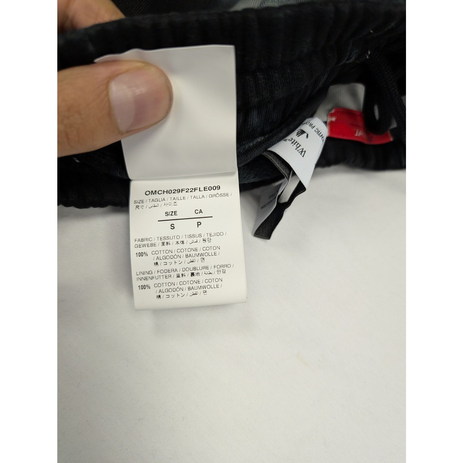 Off-White o1rshd1 Diag Tie Dye Slim Sweatpant Warm in Grey/White Size US 30 / EU 46 - 16 Thumbnail