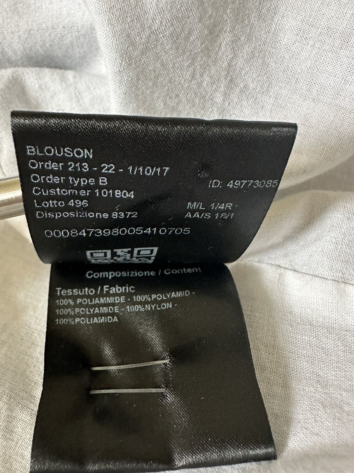 Calvin Klein 205W39NYC SS18 CK205w39nyc blue bomber jacket Raf Simons Grail Size US M / EU 48-50 / 2 - 18 Thumbnail