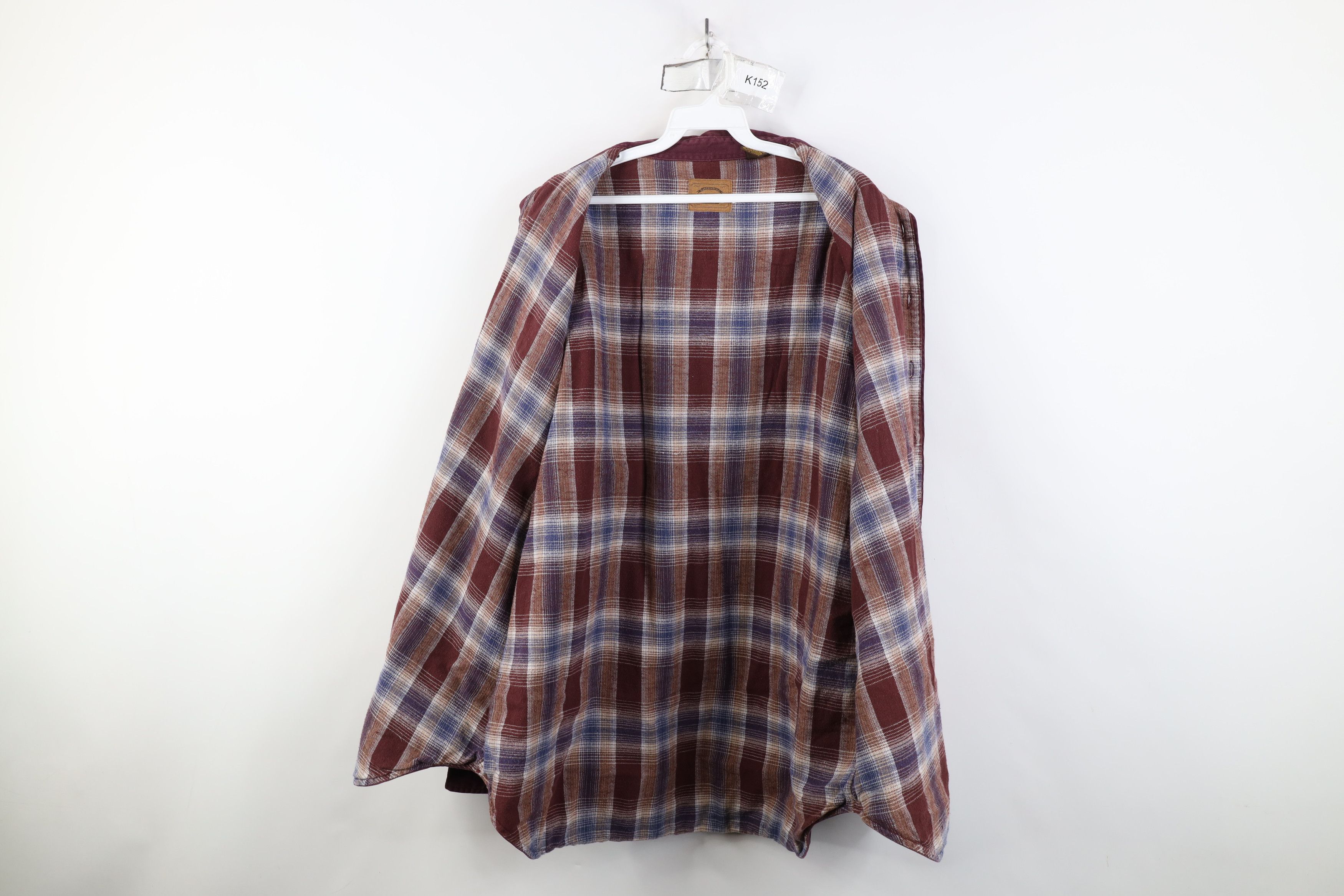 Vintage Vintage 90s Streetwear Heavy Lined Button Shirt Jacket Size US XXL / EU 58 / 5 - 11 Thumbnail