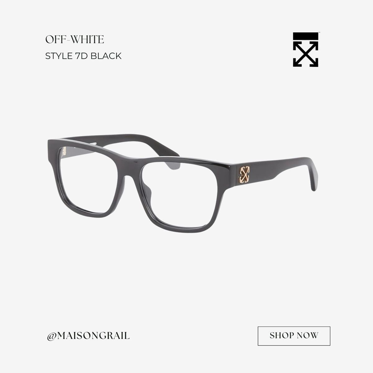 Off-White OFF-WHITE OPTICAL STYLE 7D Size ONE SIZE - 1 Thumbnail