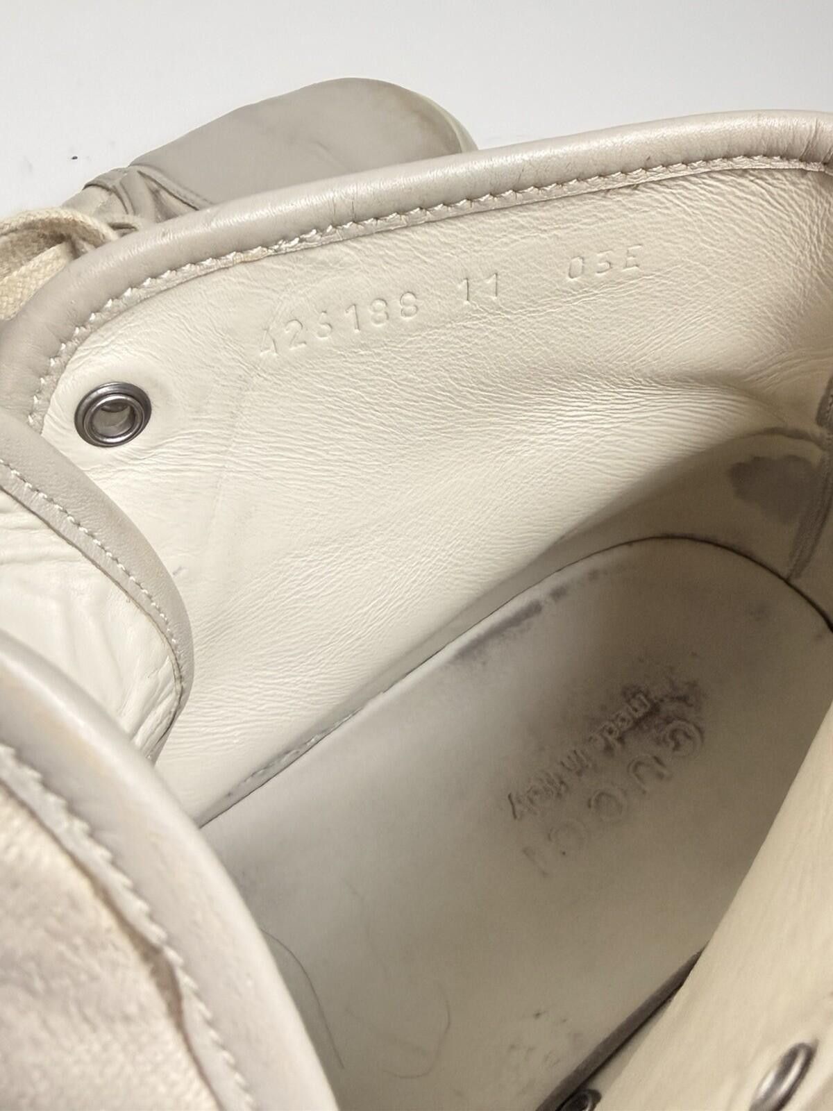 Gucci Gucci GG Monogram Canvas High Top Sneakers Beige/Ebony SZ 11 Size US 11 / EU 44 - 6 Thumbnail