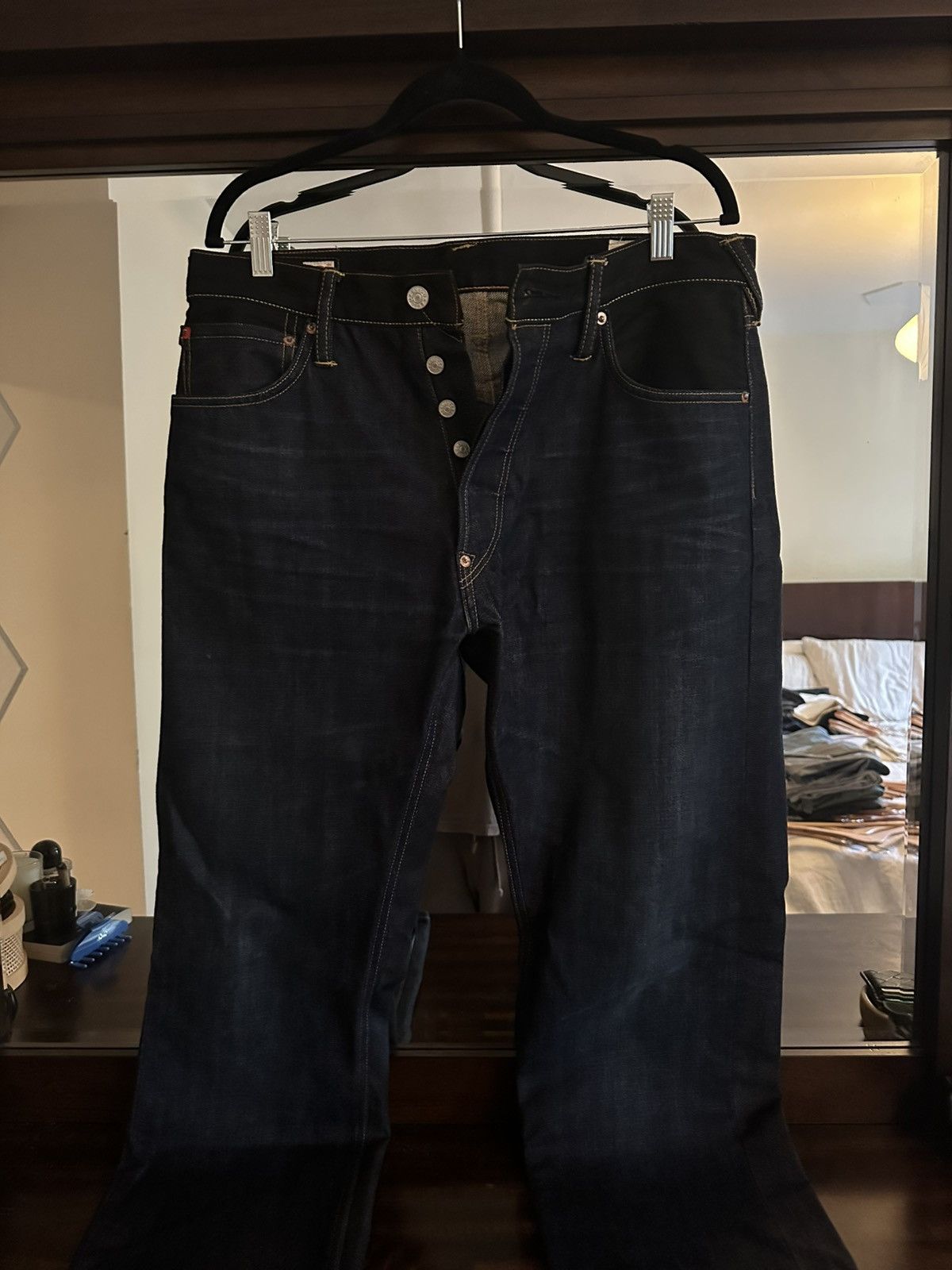 Evisu Evisu dual tonal denim jeans Size US 32 / EU 48 - 1 Thumbnail
