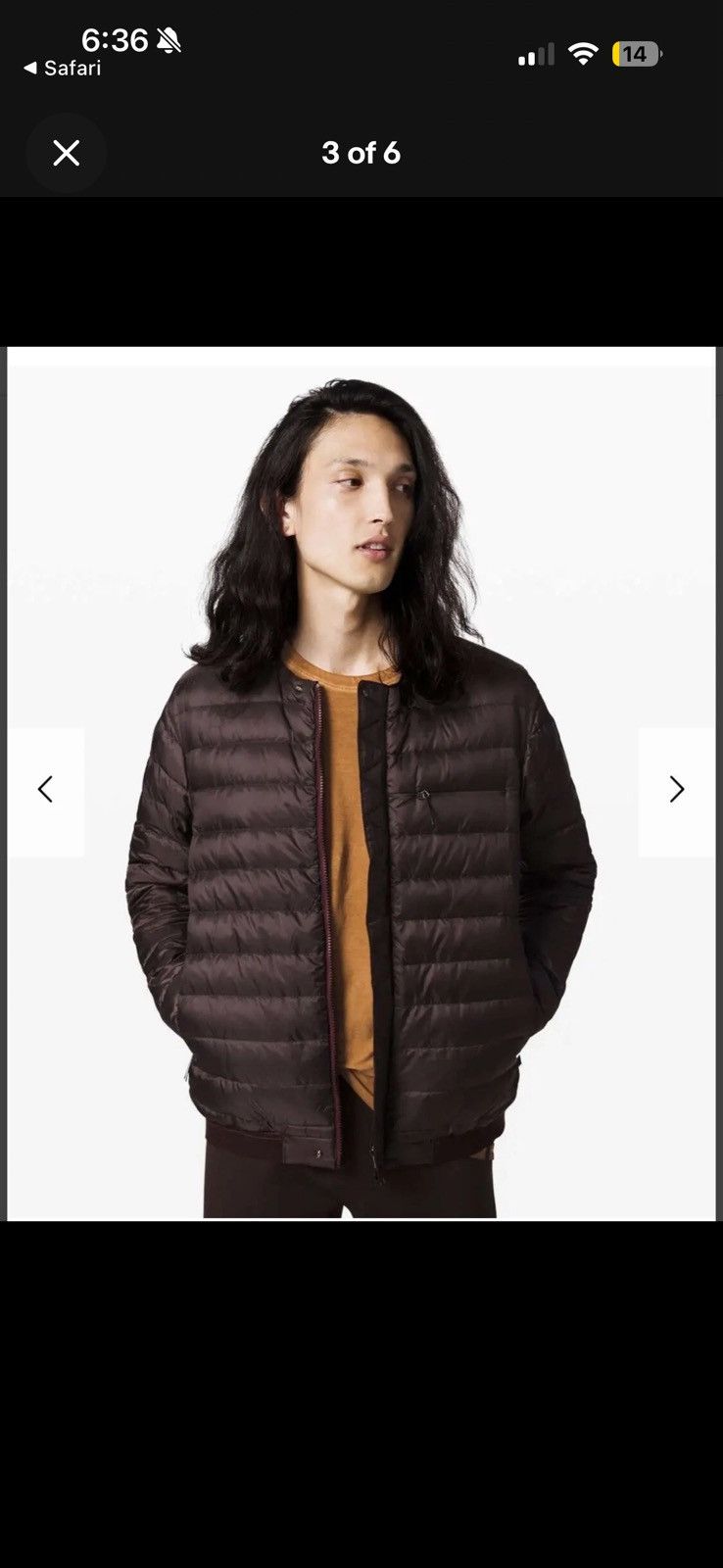 Lululemon Lululemon Lab Ashta reversible bomber maroon Size US M / EU 48-50 / 2 - 8 Thumbnail