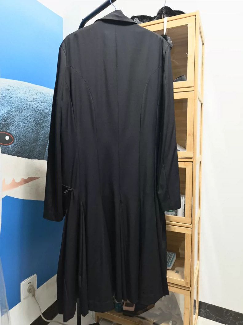 Yohji Yamamoto Yohji Yamamoto 14aw pleated motorcycle coat 2505-Nextarrow Size US L / EU 52-54 / 3 - 2 Thumbnail