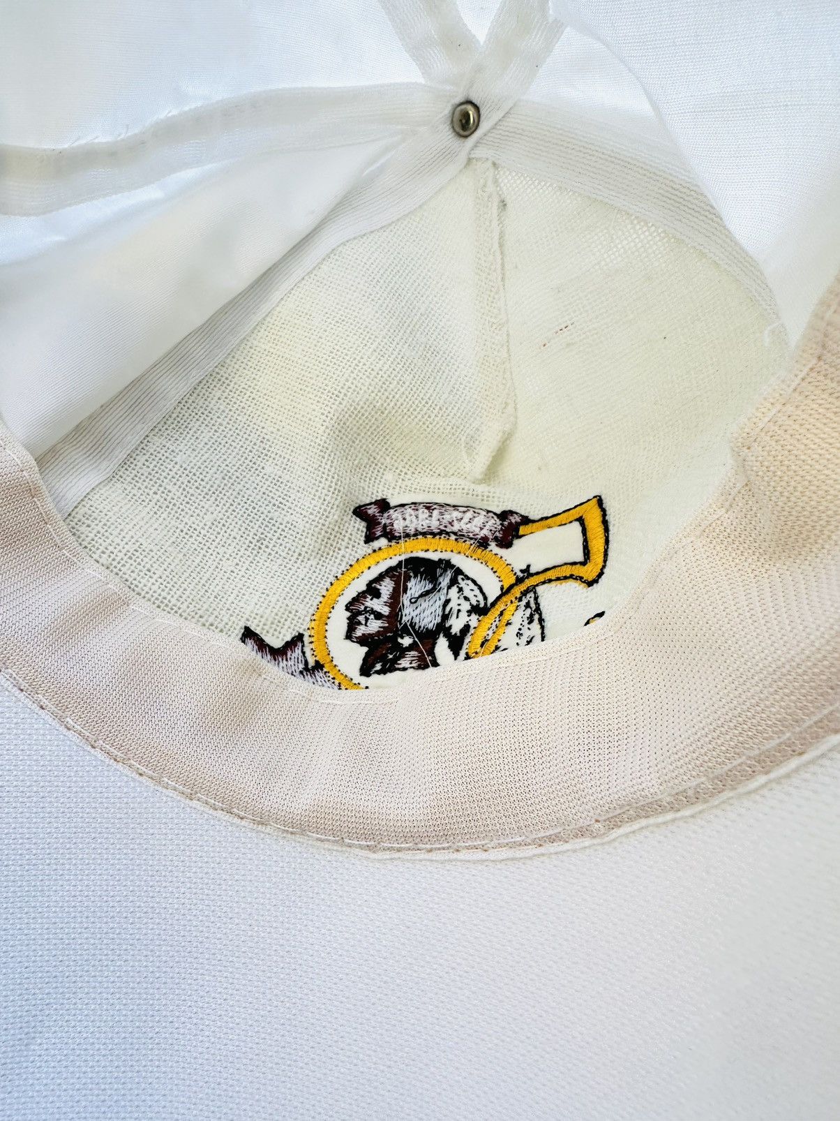 NFL × Vintage Vintage Washington Redskins SnapBack Hat 80s NFL 50 Year Size ONE SIZE - 4 Thumbnail