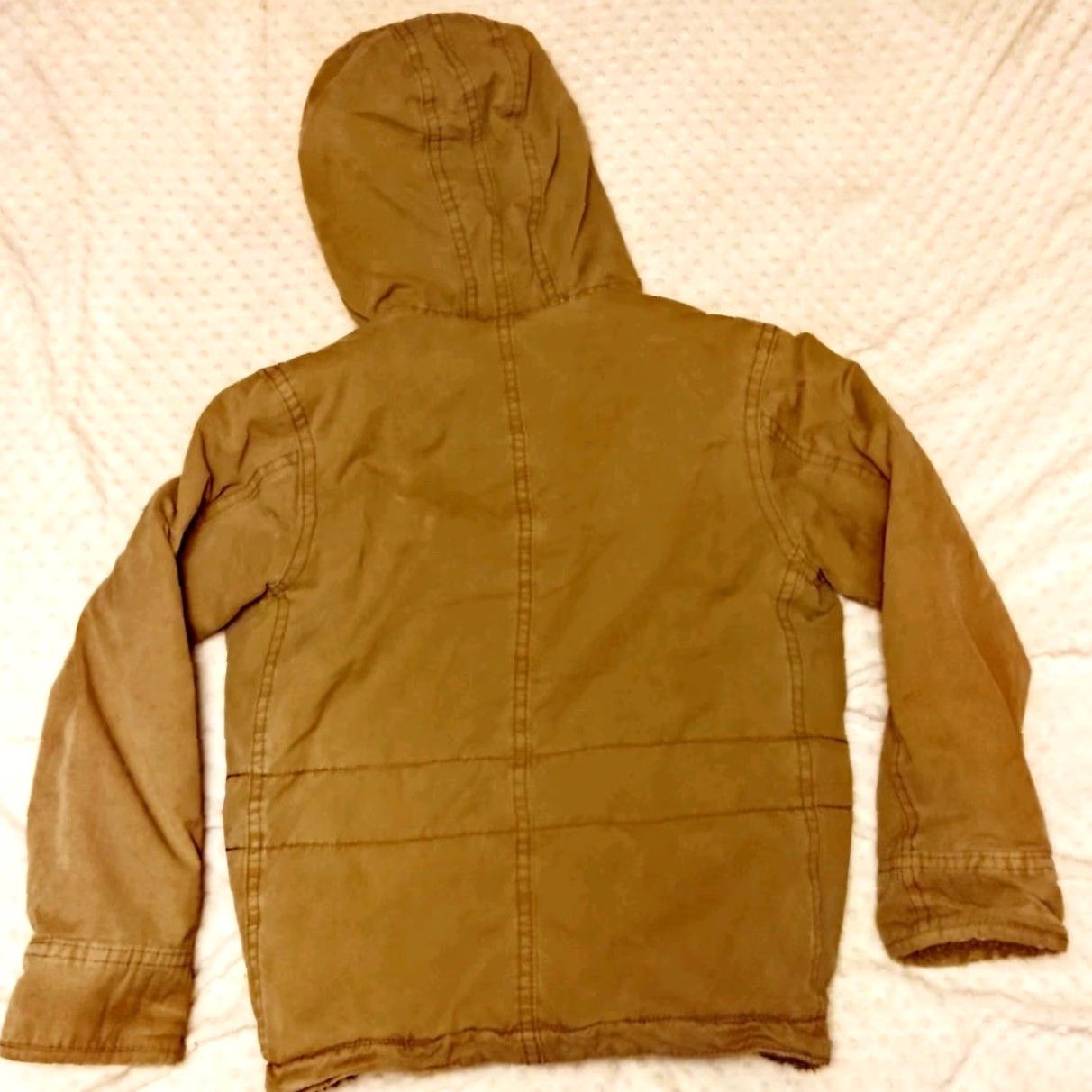 Abercrombie & Fitch VINTAGE Abercrombie & Fitch Wilcox Jacket Mens L Olive Drab Cotton Canvas Parka Hooded Lightweight Size US L / EU 52-54 / 3 - 6 Thumbnail