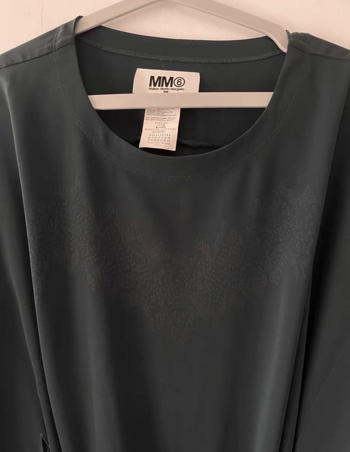 Maison Margiela Maison Martin Margiela MM6 Printed Cape-Style Short Sleeve Size US M / EU 48-50 / 2 - 5 Thumbnail