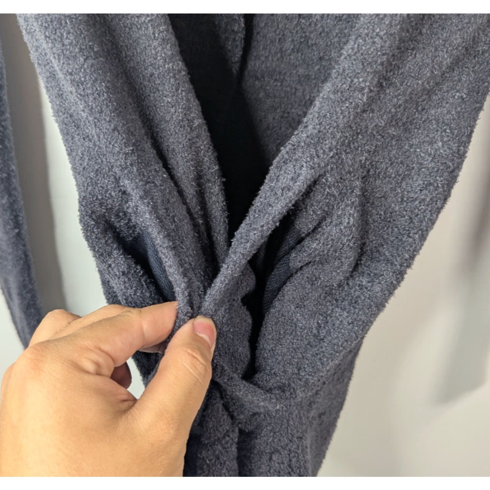 Vintage Barefoot Dreams Cardigan XS/S Women's CozyChic Lite Circle Cardi Indigo 452 Knit Open Pockets Stretch Long Sleeve Size XS / US 0-2 / IT 36-38 - 4 Thumbnail