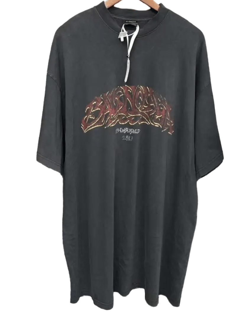 Balenciaga BALENCIAGA Oversized Offshore T shirt Size US M / EU 48-50 / 2 - 1 Thumbnail