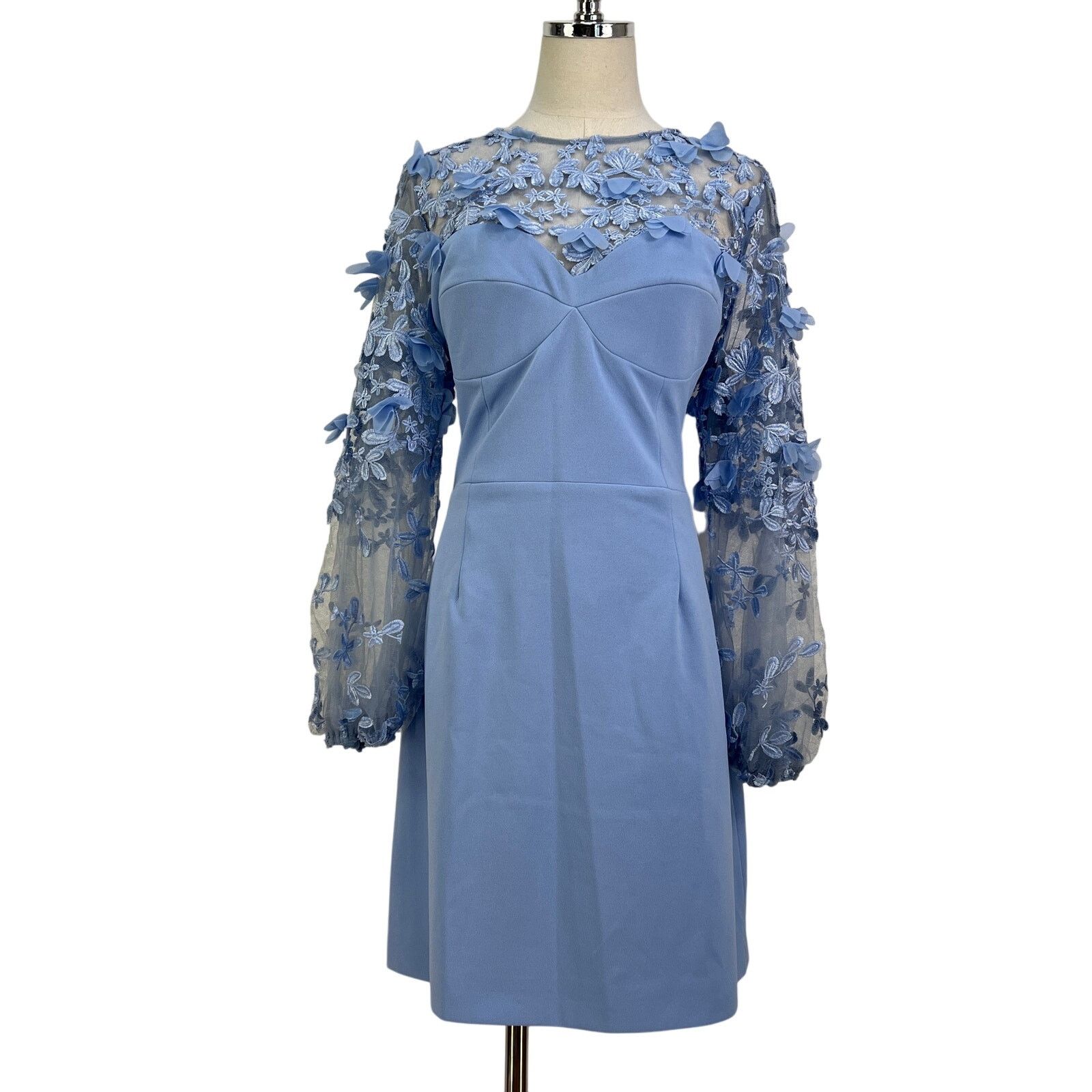 Dress The Population Mila Mini Dress Blue Anthropologie