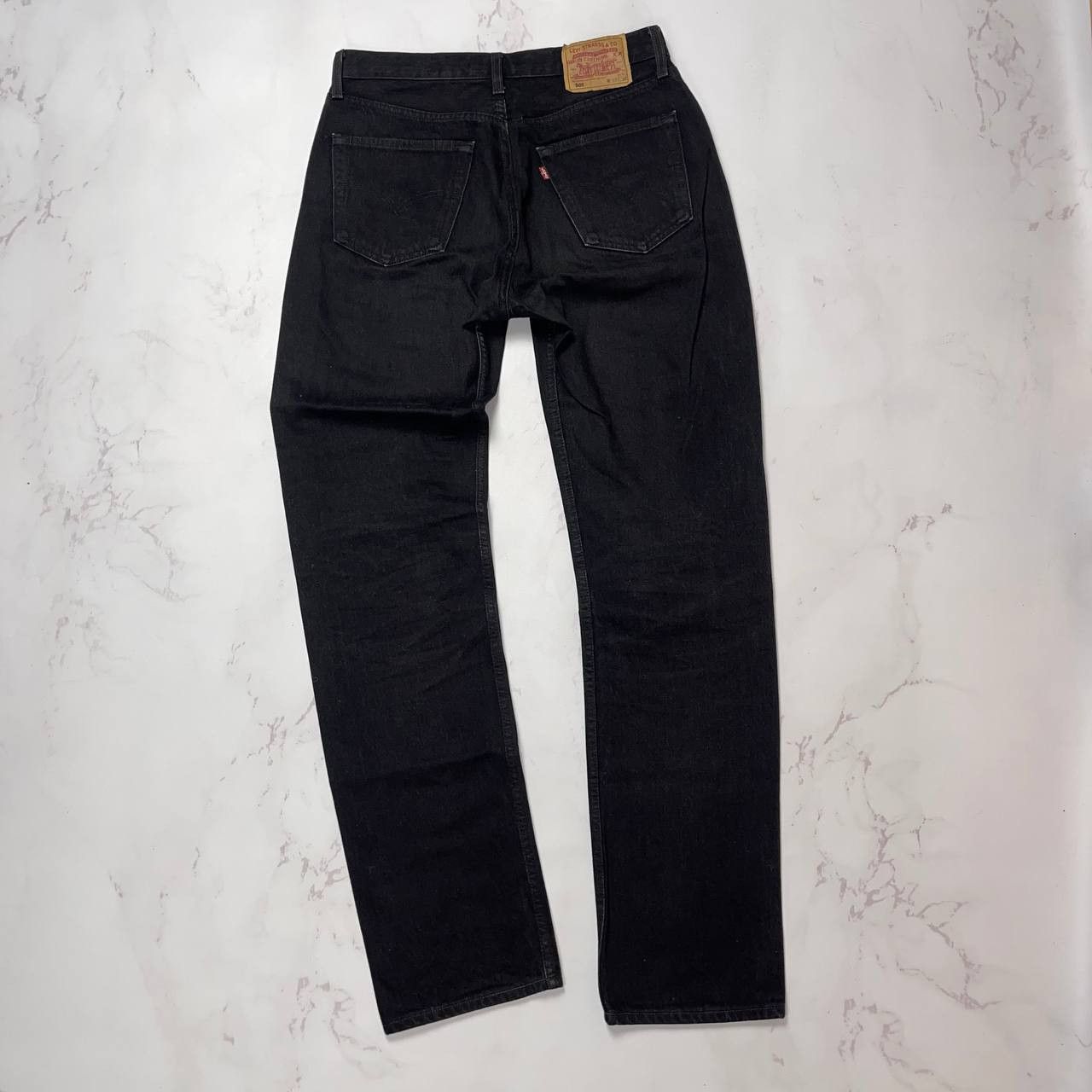 Levi's LEVIS 501 VINTAGE Y2K BLACK DENIM JEANS STREETWEAR STYLE Size US 33 - 8 Thumbnail