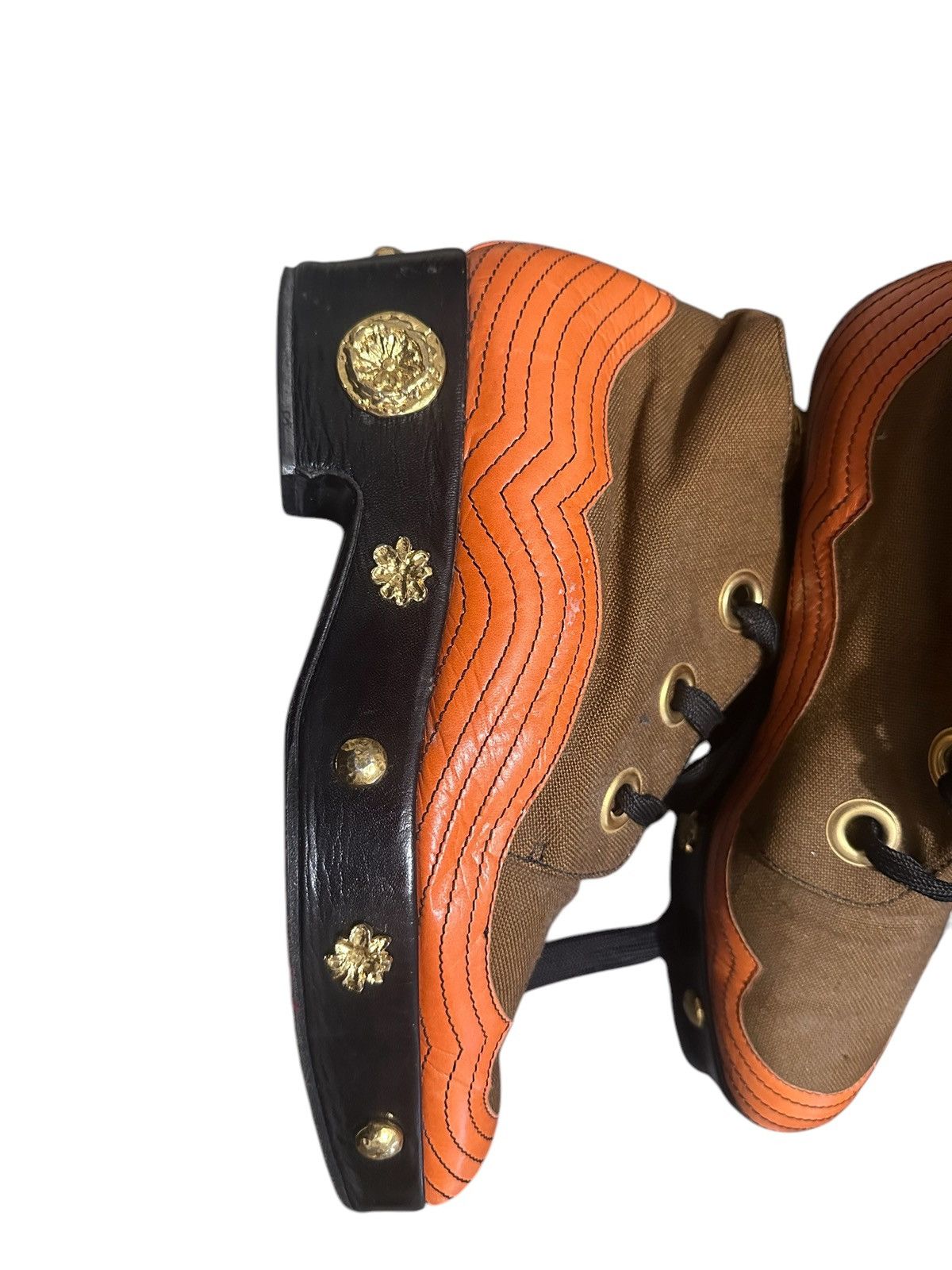 Christian Lacroix Vintage brown orange gold details Size US 8 / IT 38 - 2 Thumbnail