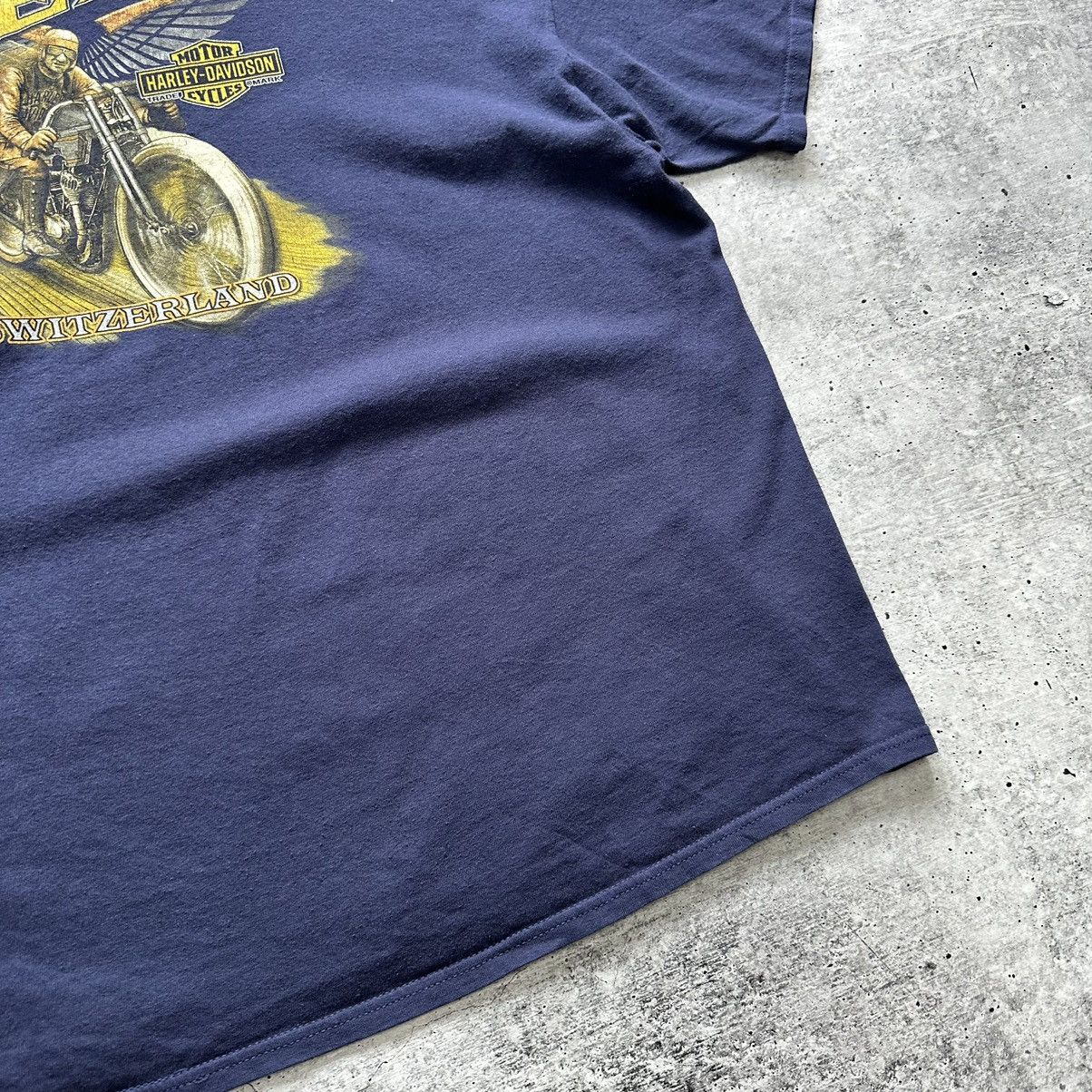 Vintage Harley Davidson Switzerland Blue T-shirt Men’s Size 2XL Size US XXL / EU 58 / 5 - 14 Thumbnail