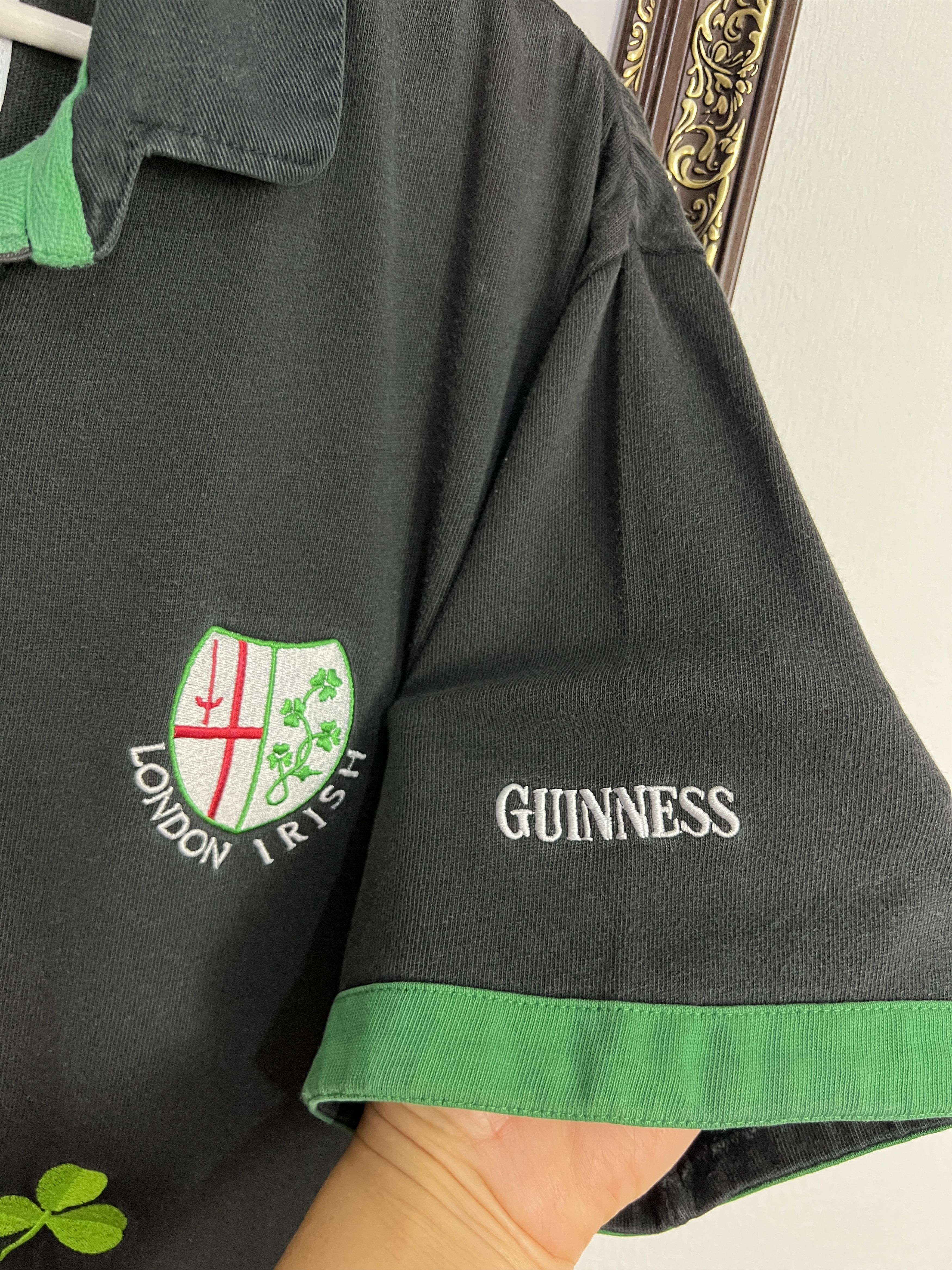 Cotton Traders Vintage 90's London Irish Rugby Union Jersey Trikot Size US M / EU 48-50 / 2 - 4 Thumbnail