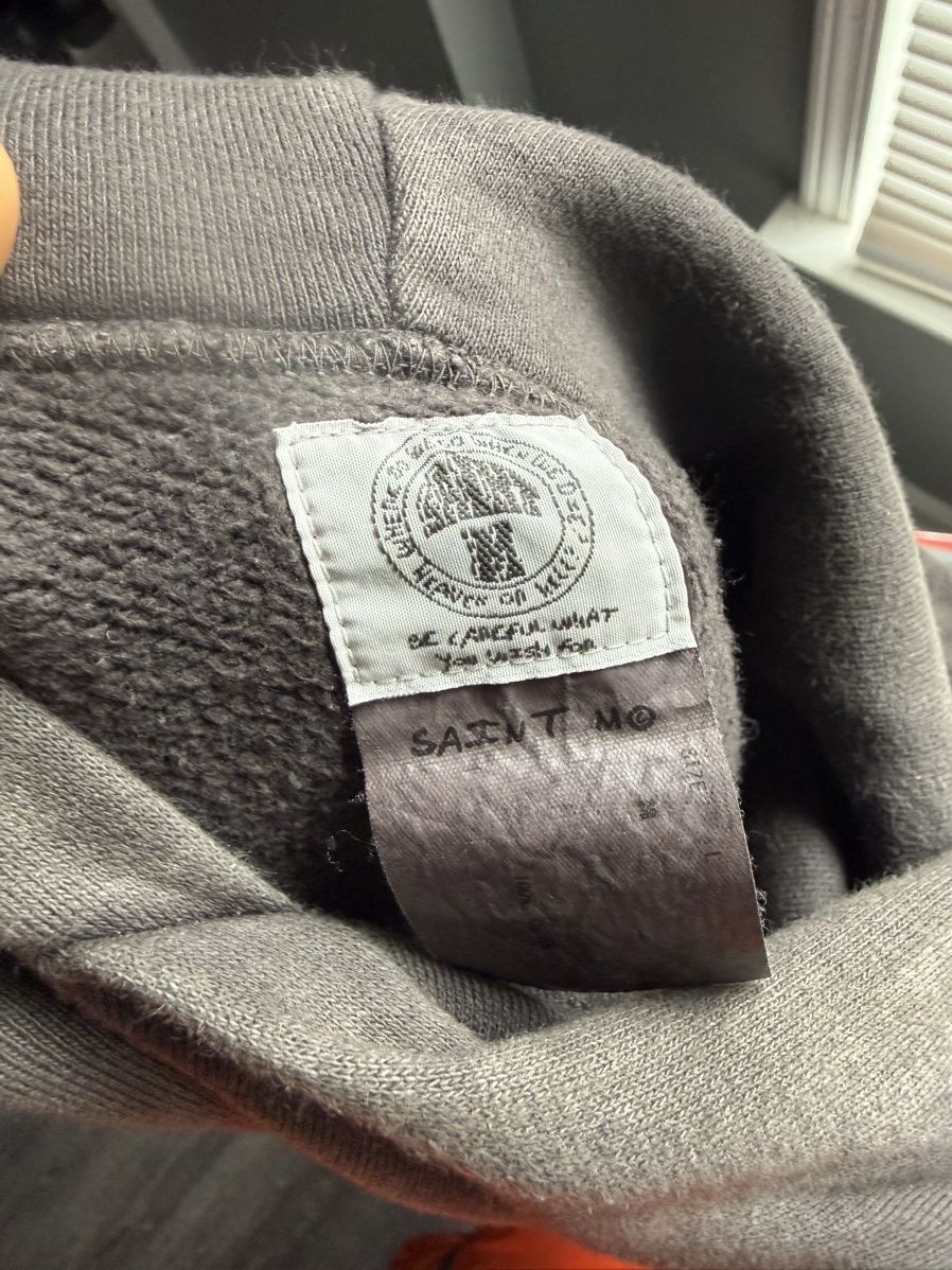 Public Enemy × Saint Michael Saint Micheal x Public Enemy Distressed Hoodie Size US L / EU 52-54 / 3 - 3 Thumbnail