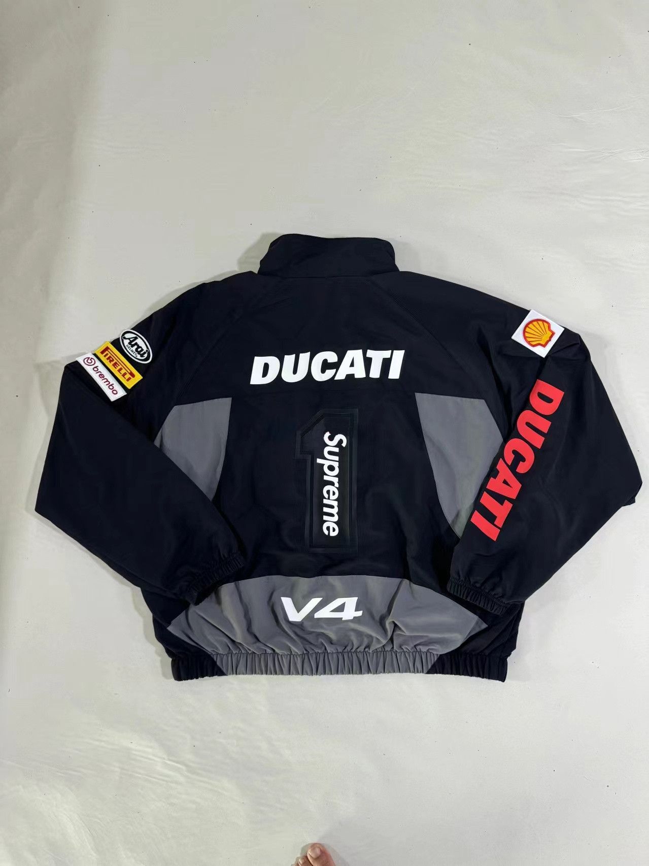 Supreme x Ducati Track Jacket 'Black'