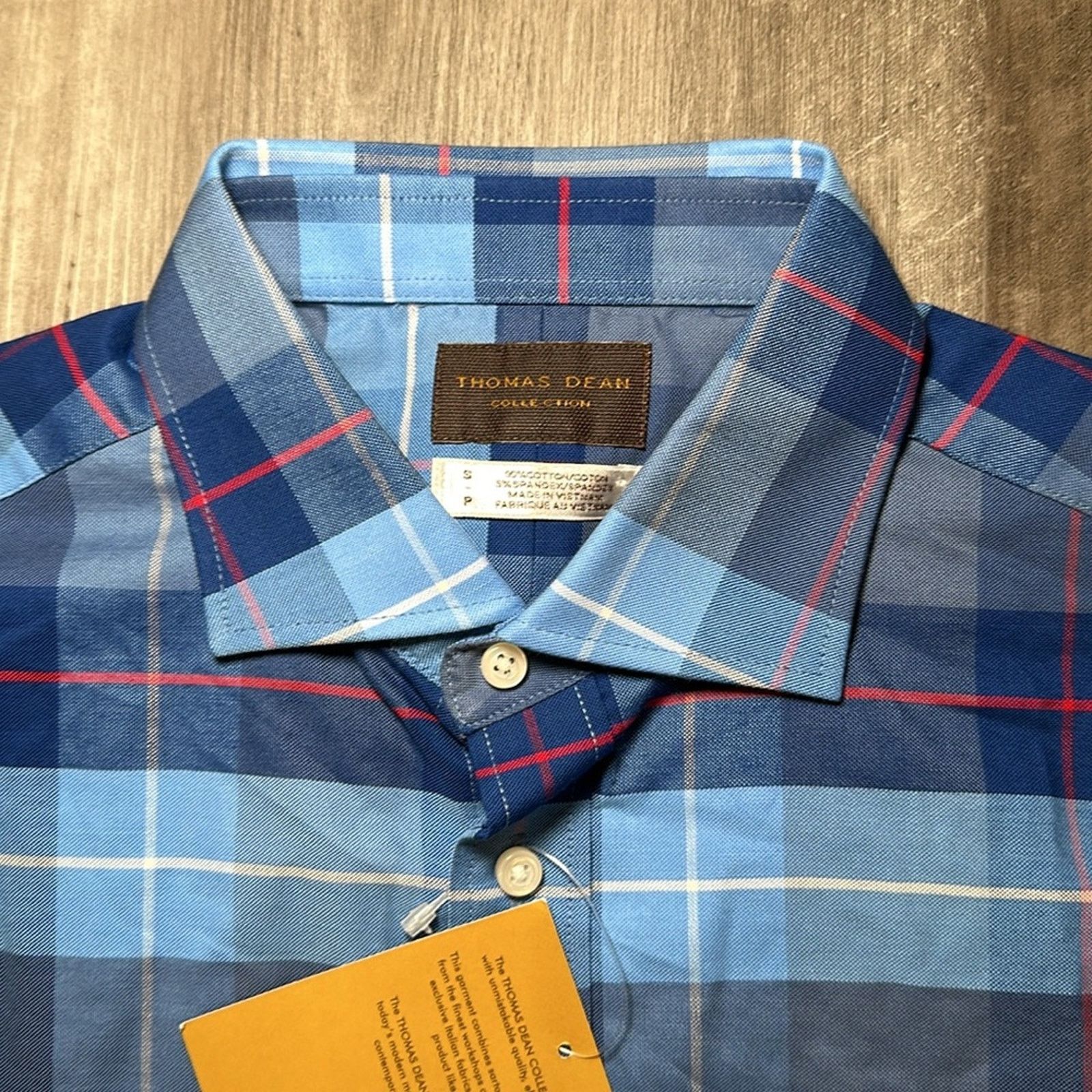 Thomas Dean Thomas Dean Collection Short Sleeve Button Down - Small Size US S / EU 44-46 / 1 - 6 Thumbnail
