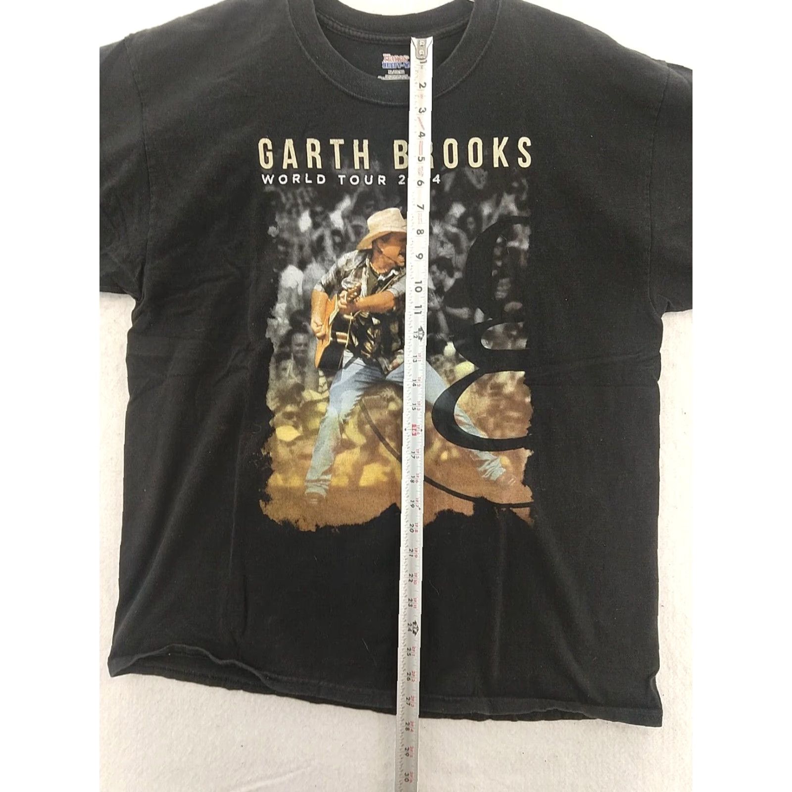 Hanes Hanes Beefy-T Garth Brooks 2014 Concert Tour Country Music T Shirt Size XL Black Crew Neck Men Short Sleeve Graphic Tee Size US XL / EU 56 / 4 - 4 Thumbnail